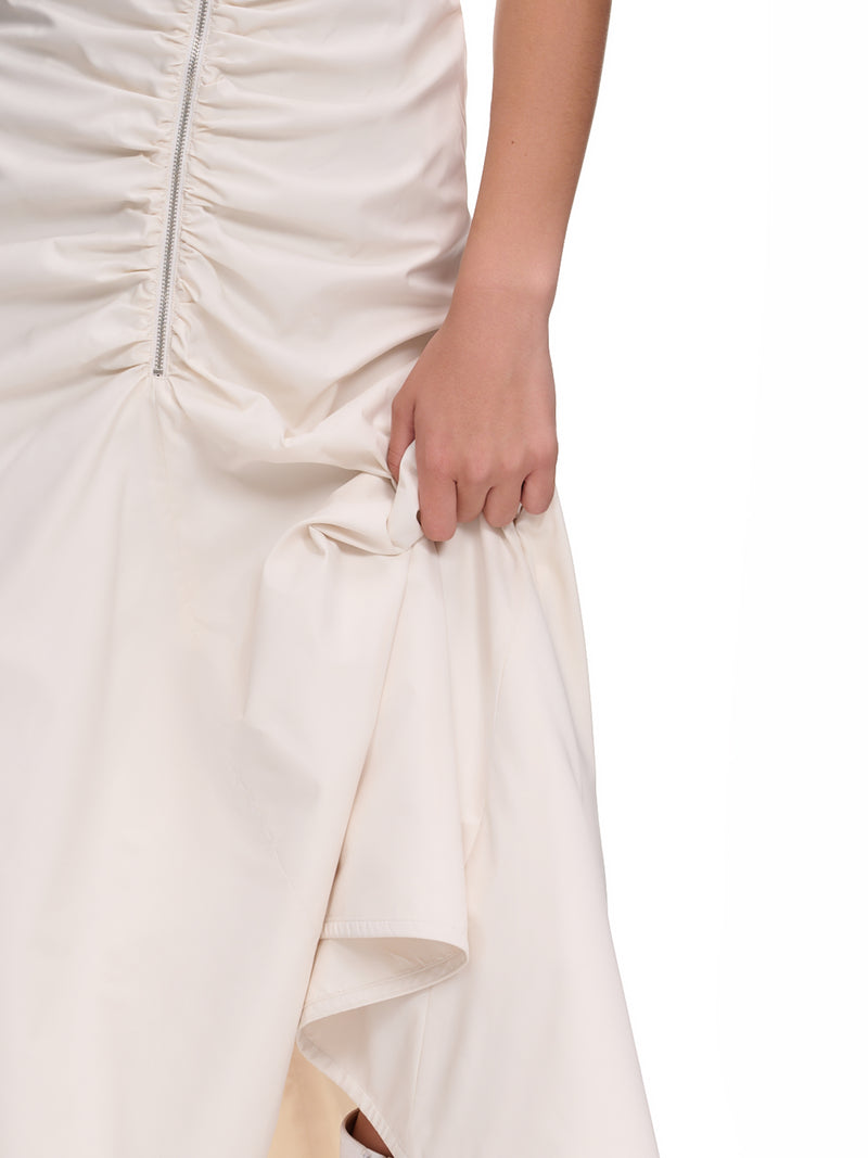Ruched Dress (SS23D32-IVORY)