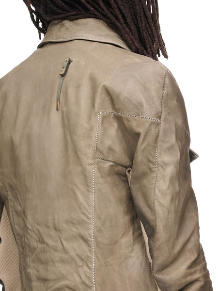 Zip Up leather Jacket (TEJANA1-2-FMM20006-WEHR-GRUN)