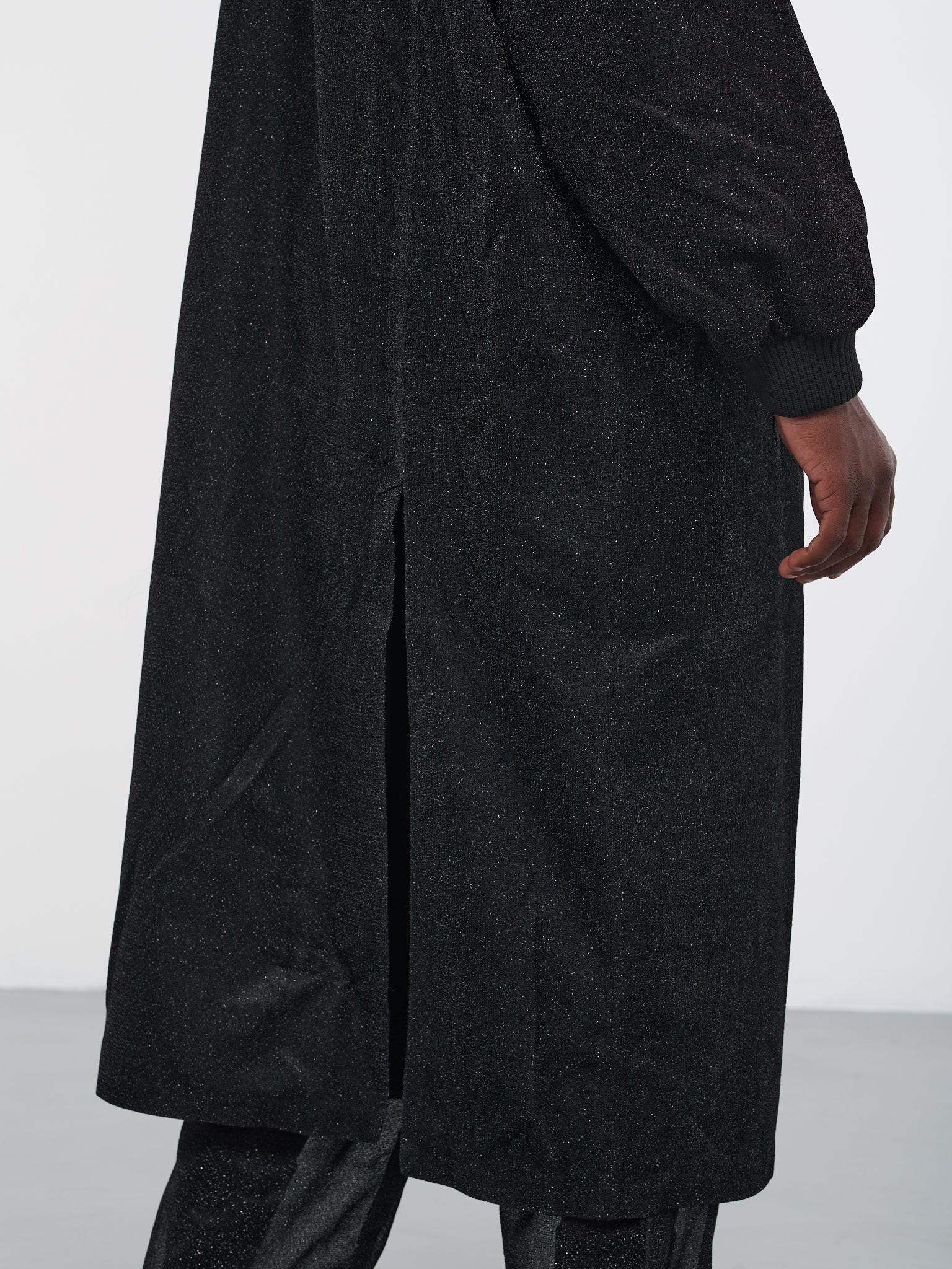 Sparkle Long Coat (TJMSS23J03-BLACK)