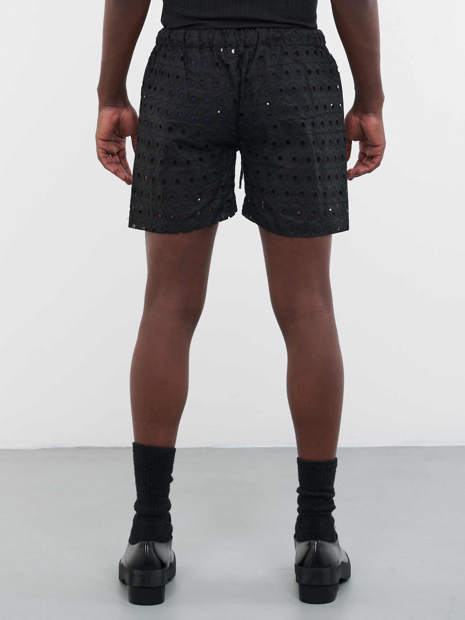 Lace Shorts (TJMSS23T02-BLACK)