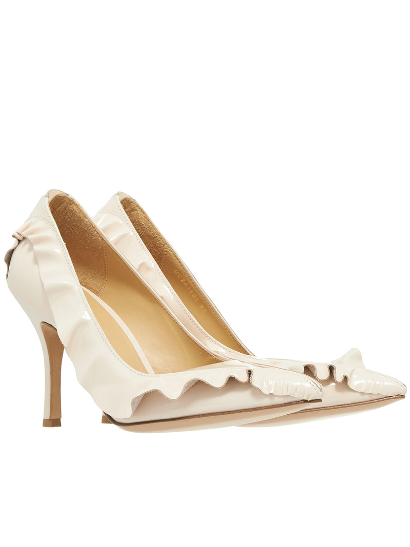 Undercover Ruche Heels | H. Lorenzo - detail