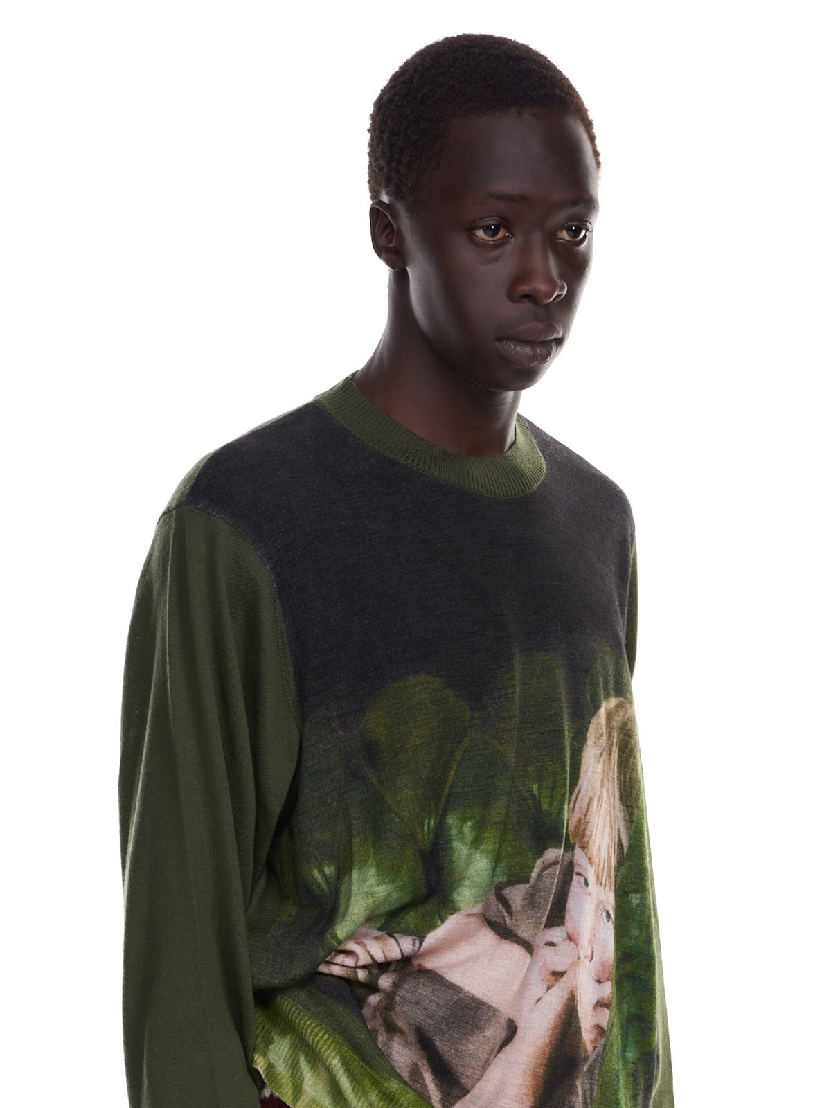 Undercover Crewneck Jacquard Graphic Sweater | H. Lorenzo - detail 2