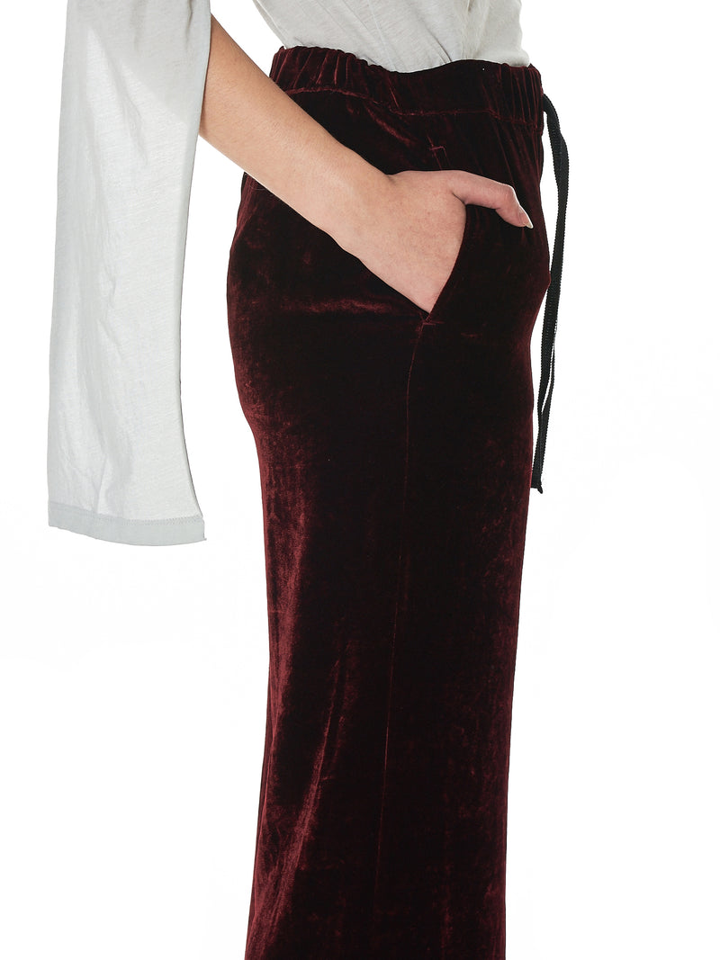 Unravel Velvet Trouser - Hlorenzo Detail 1