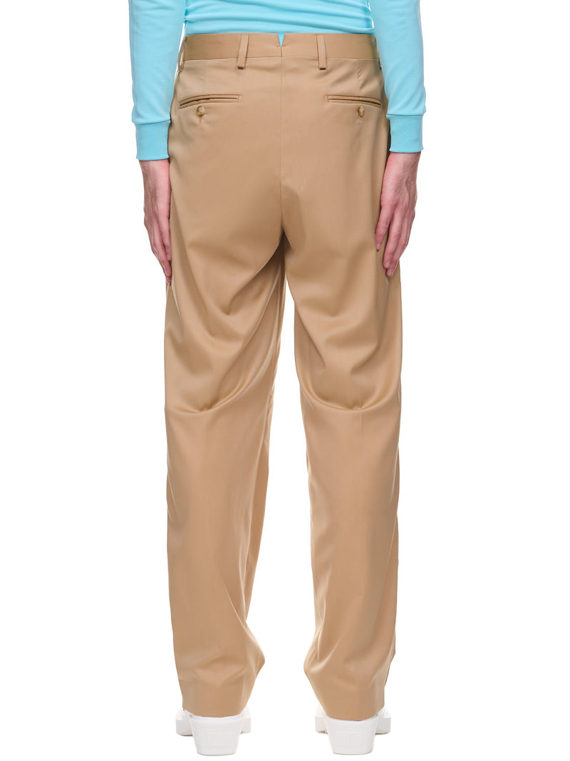 Tonal One-Pleat Tailored Pants (VL14PA200S-SALTY-CARAMEL)