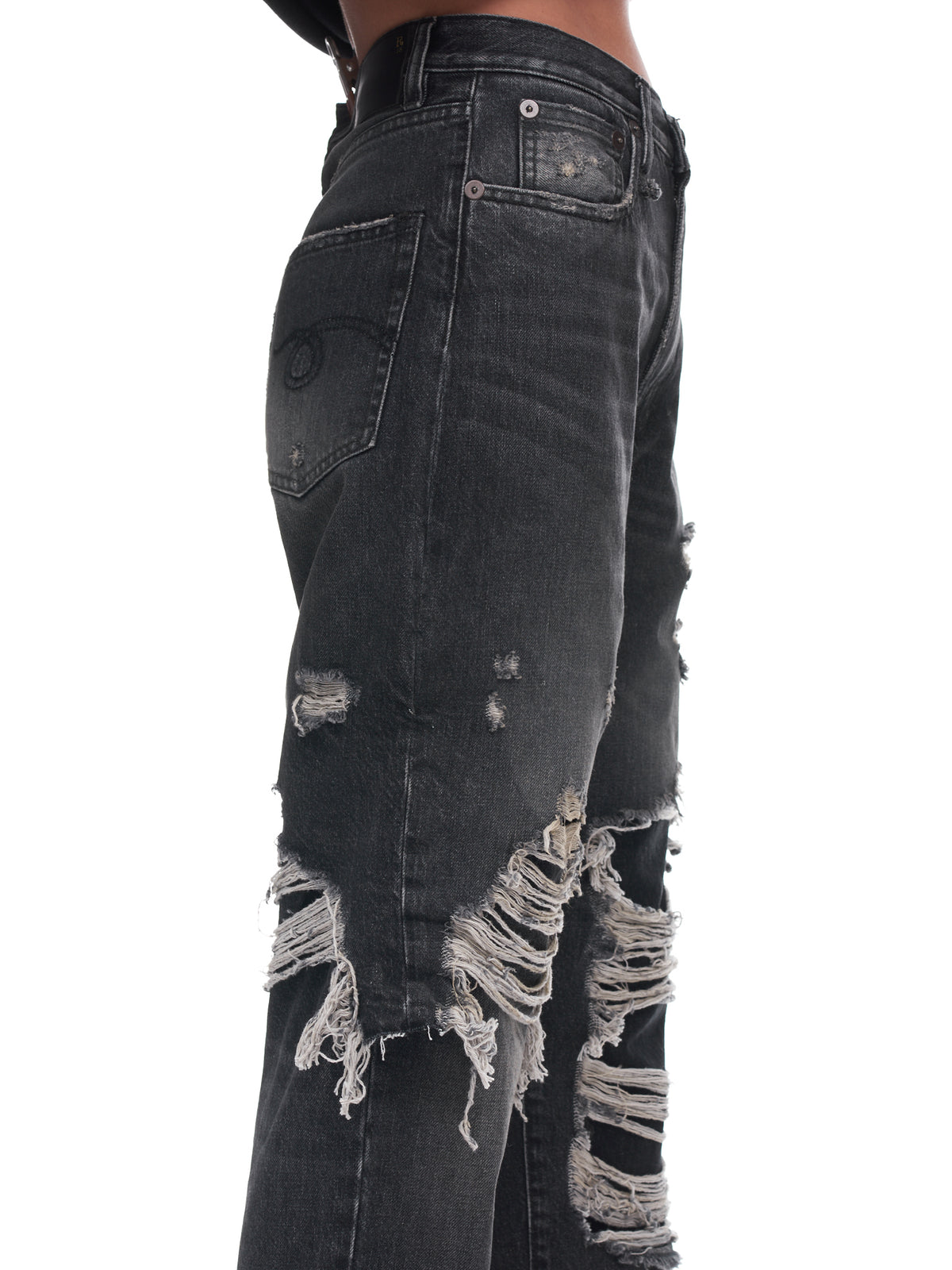 Double Layered Jean (WD050-D014J-BLACK)