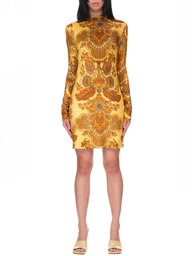Kwaidan Editions Long Sleeve Mini Dress | H.Lorenzo - front