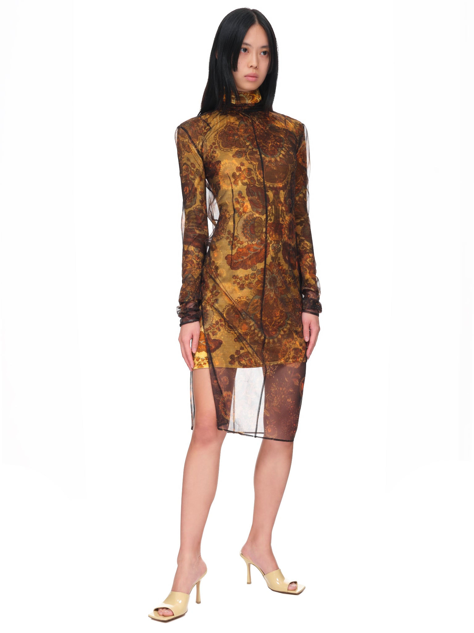 Kwaidan Editions Long Sleeve Tunic Dress | H.Lorenzo - styled