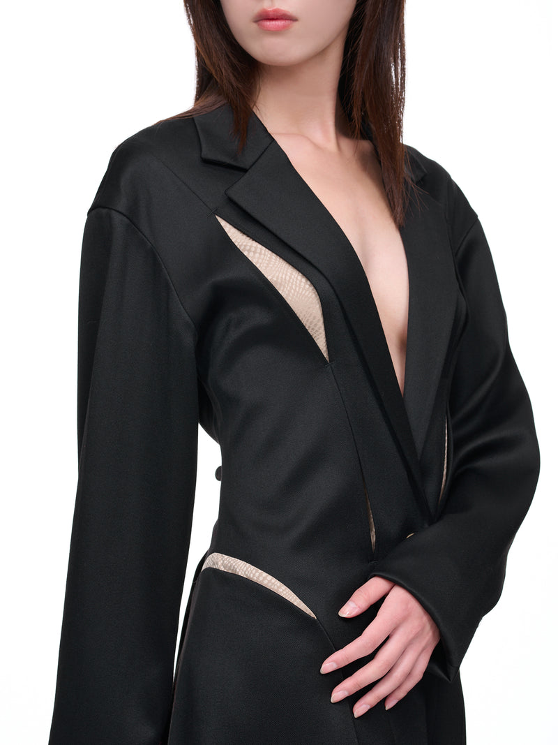 Wool Suit Jacket (WV07O-ONYX)