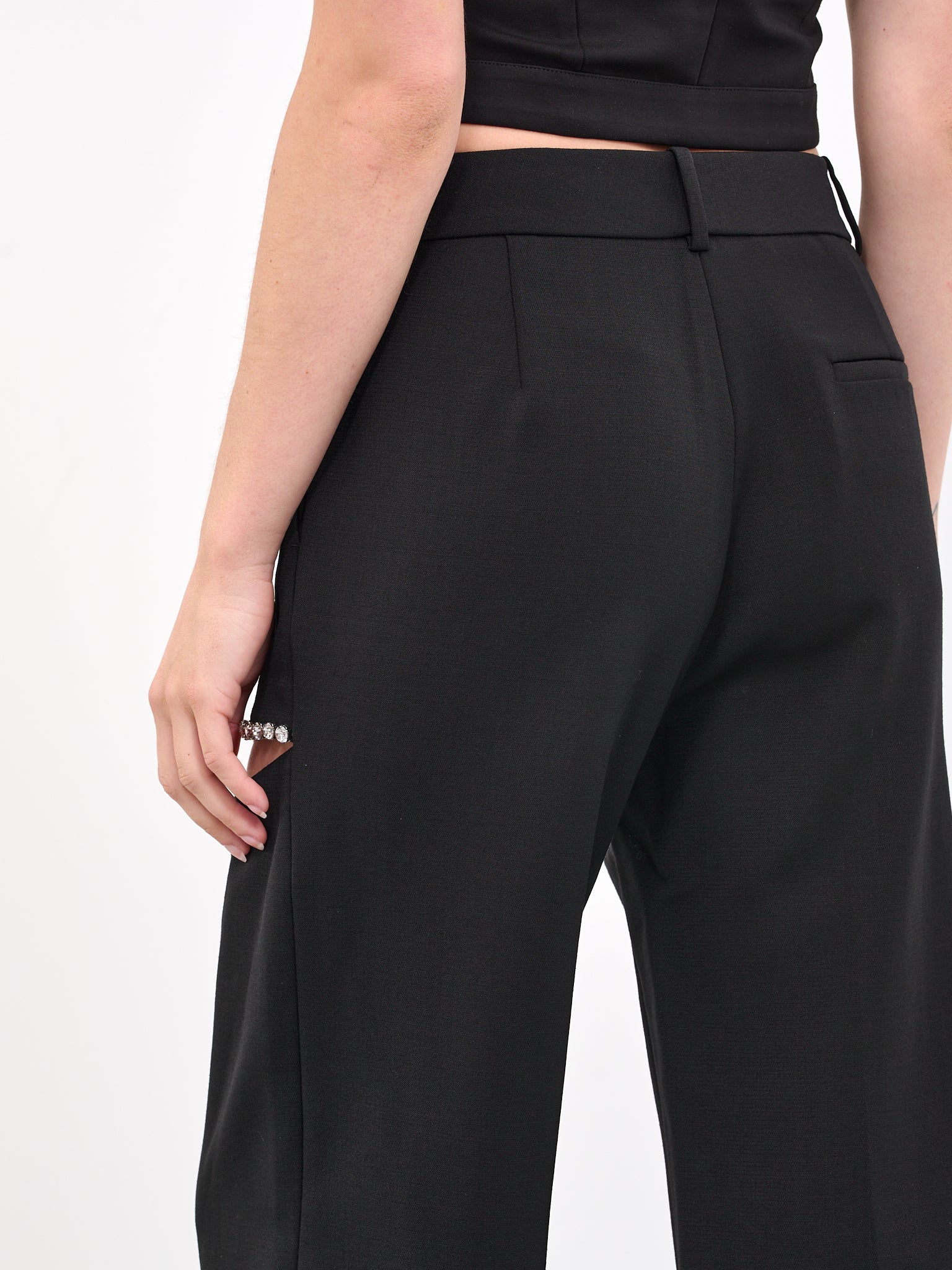 AREA Crystal Slit Trousers | H.Lorenzo AREA Crystal Slit Trousers | H.Lorenzo
