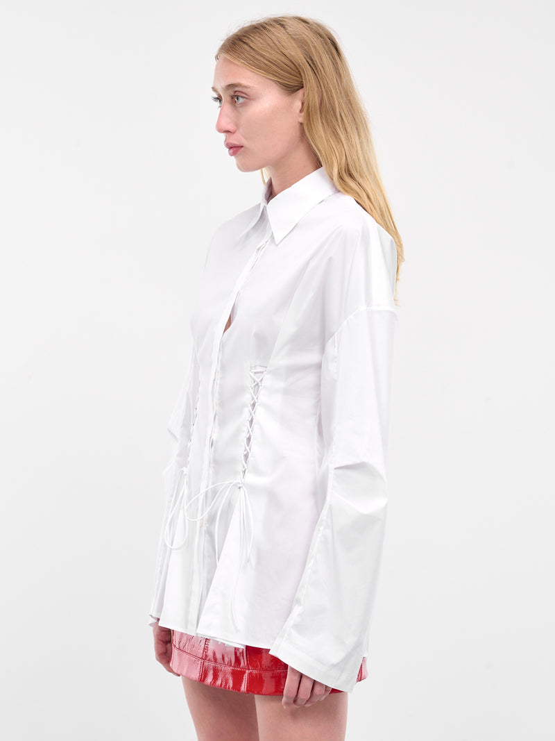 Laced Button Down (001194-196-WHITE)