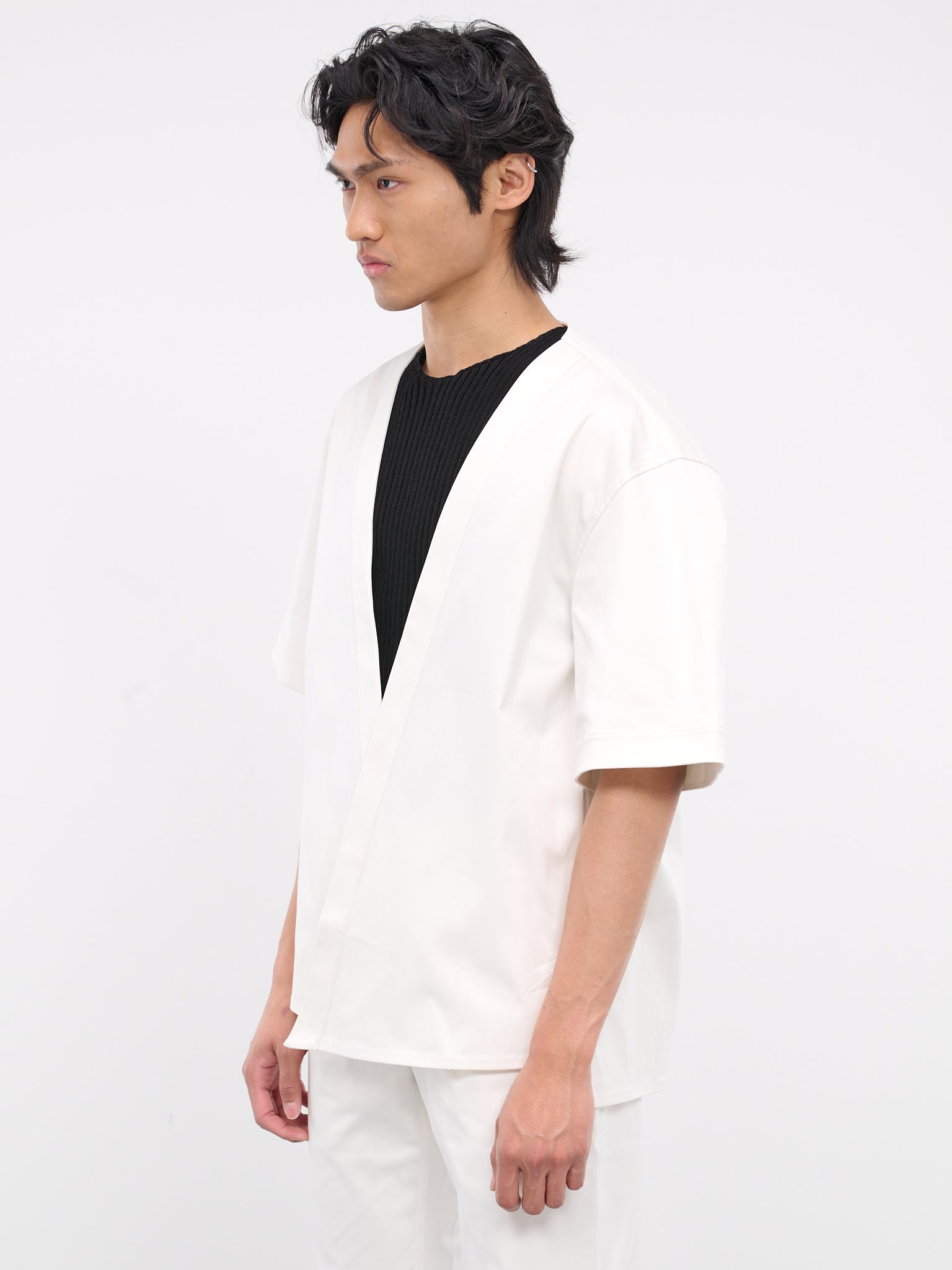 Short Sleeve Jacket (003-03-WHITE)