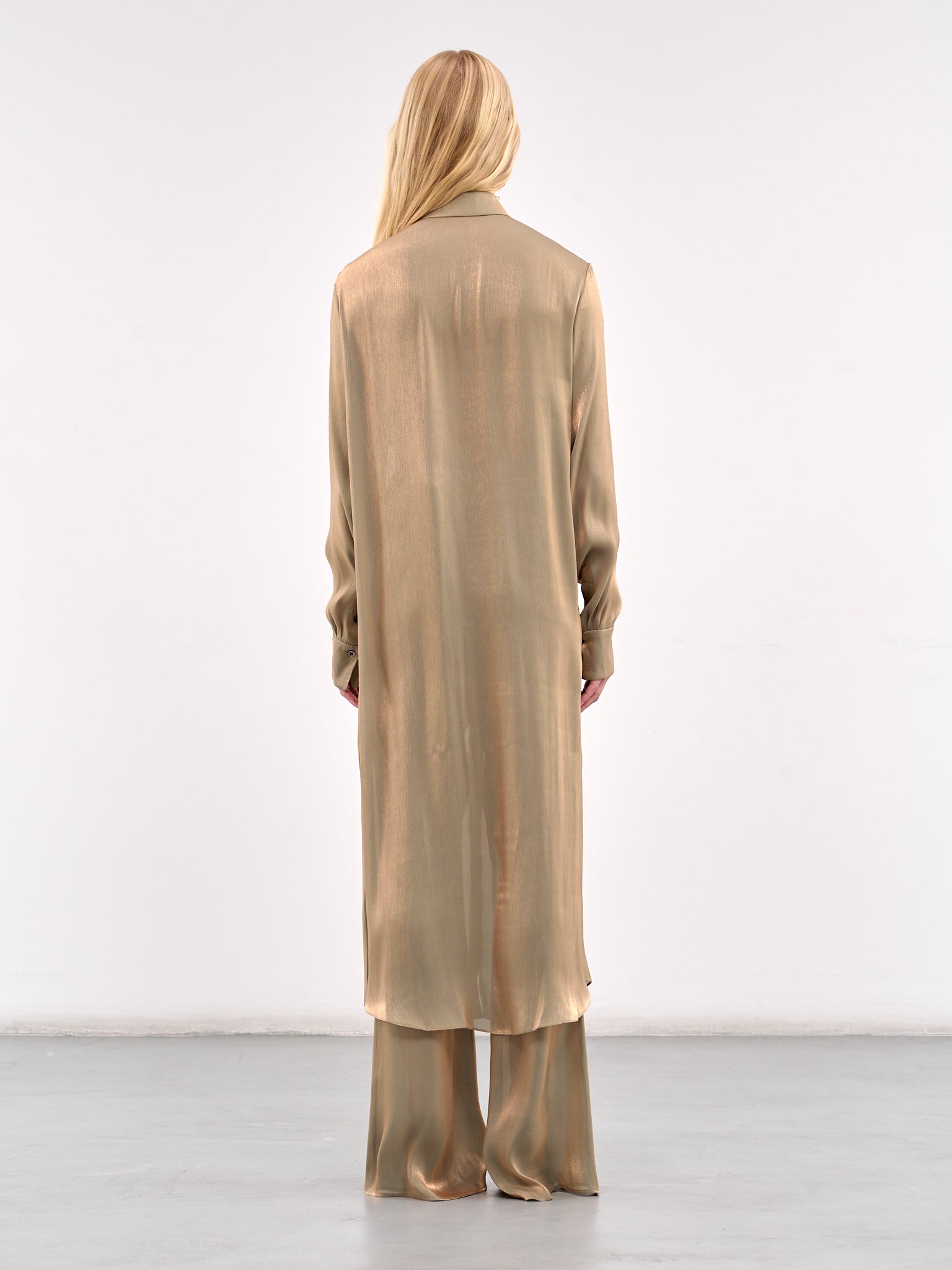Maxi Shirt Dress (#003138-147-OLIVE-OIL)