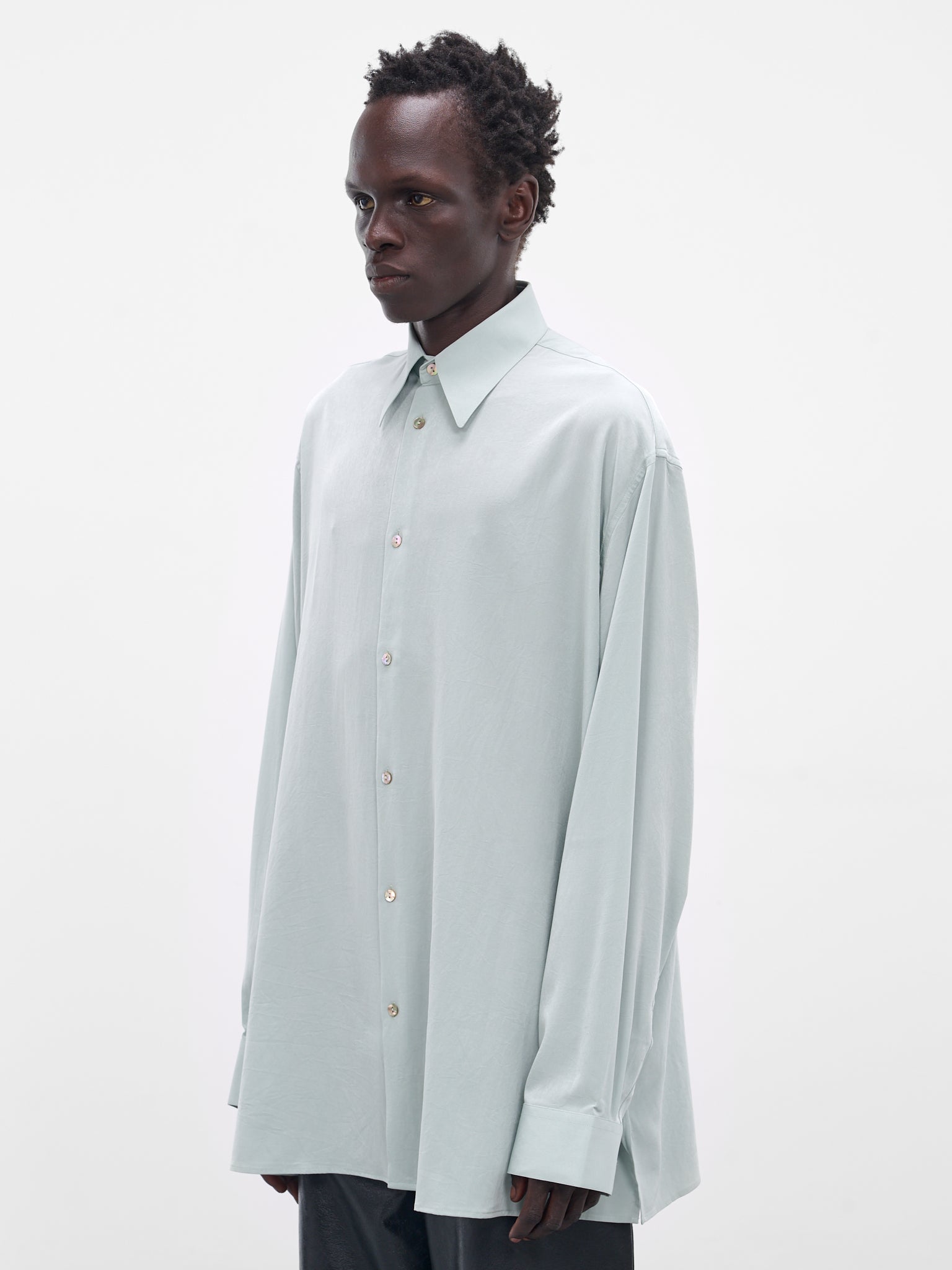 Light Green Classic Button-Up Shirt (005-03G-LIGHT-GREEN)