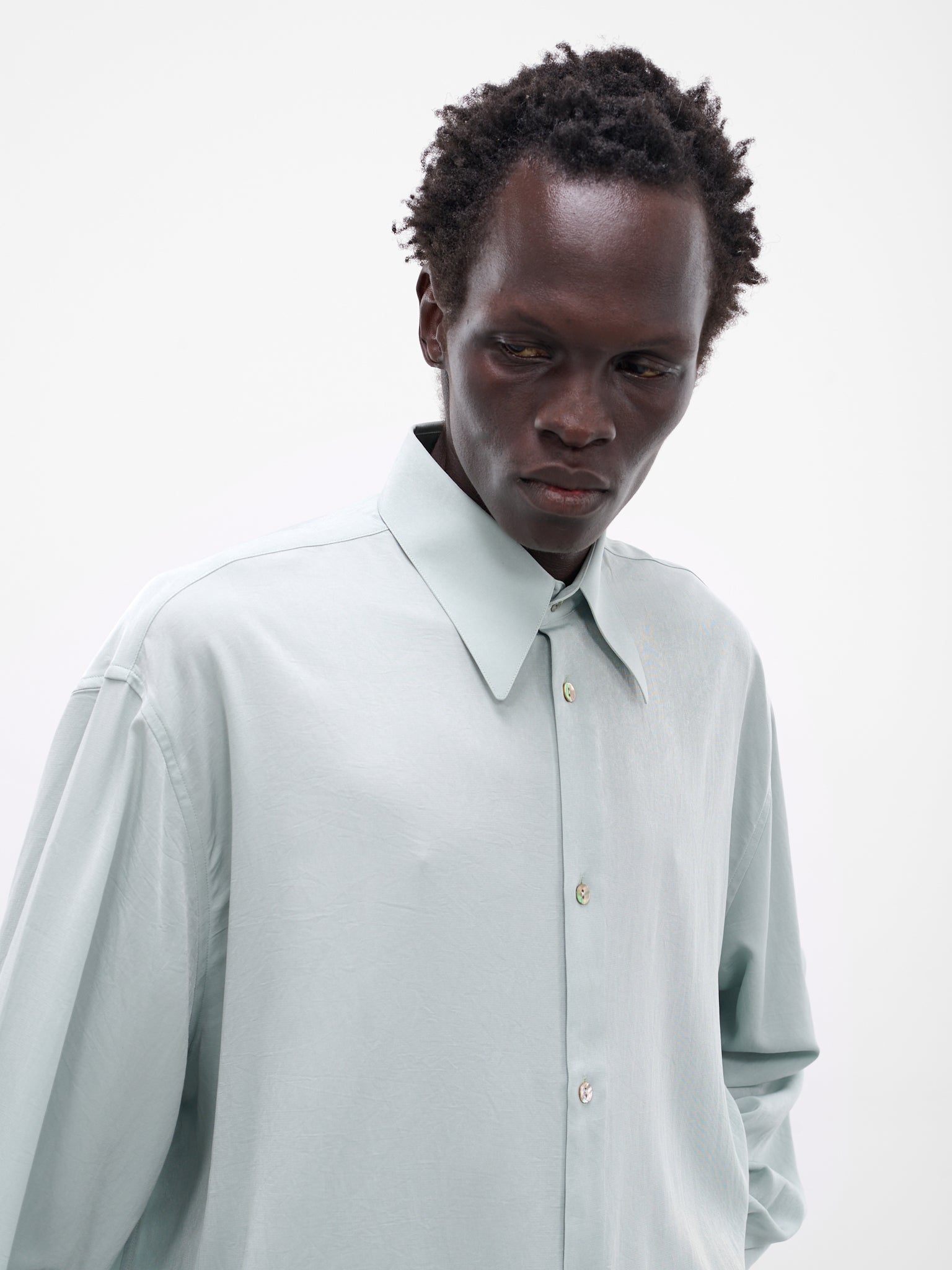 Light Green Classic Button-Up Shirt (005-03G-LIGHT-GREEN)