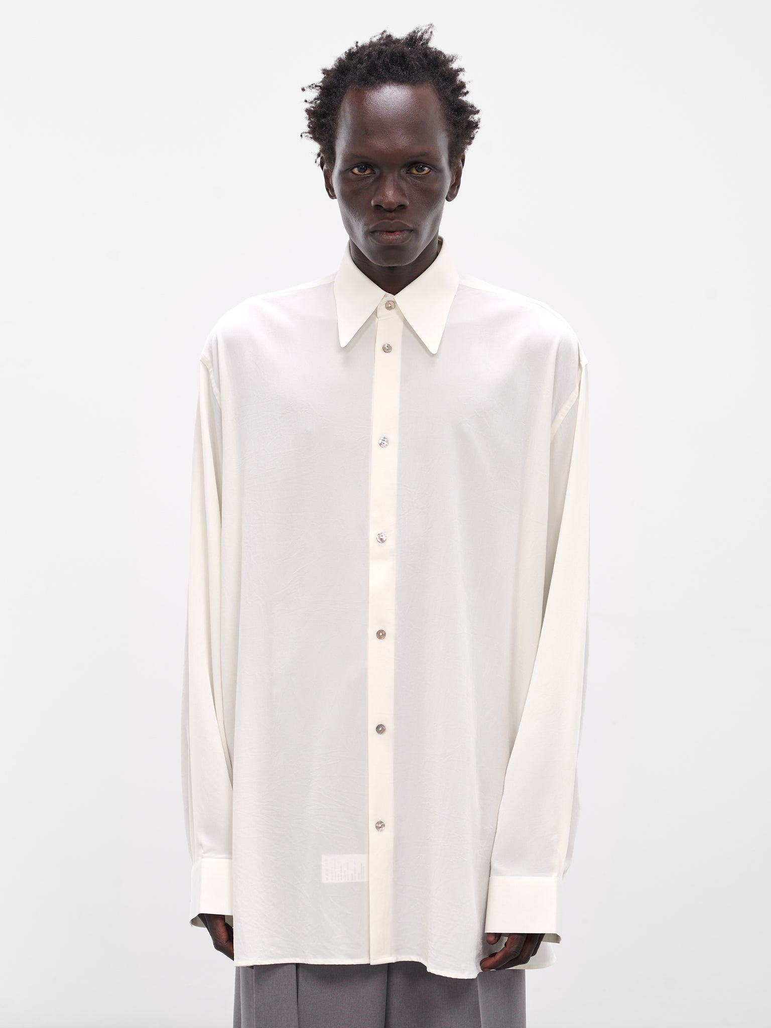White Classic Button-Up Shirt (005-03W-WHITE)