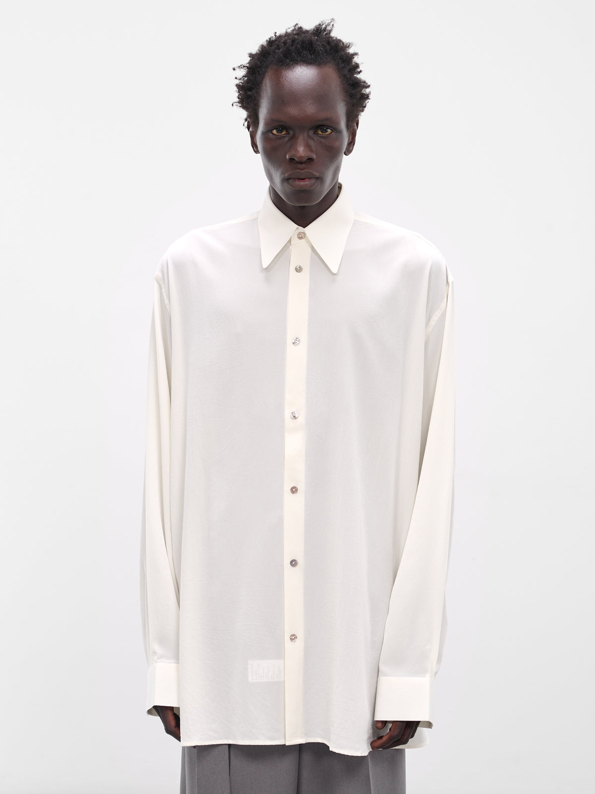 White Classic Button-Up Shirt (005-03W-WHITE)