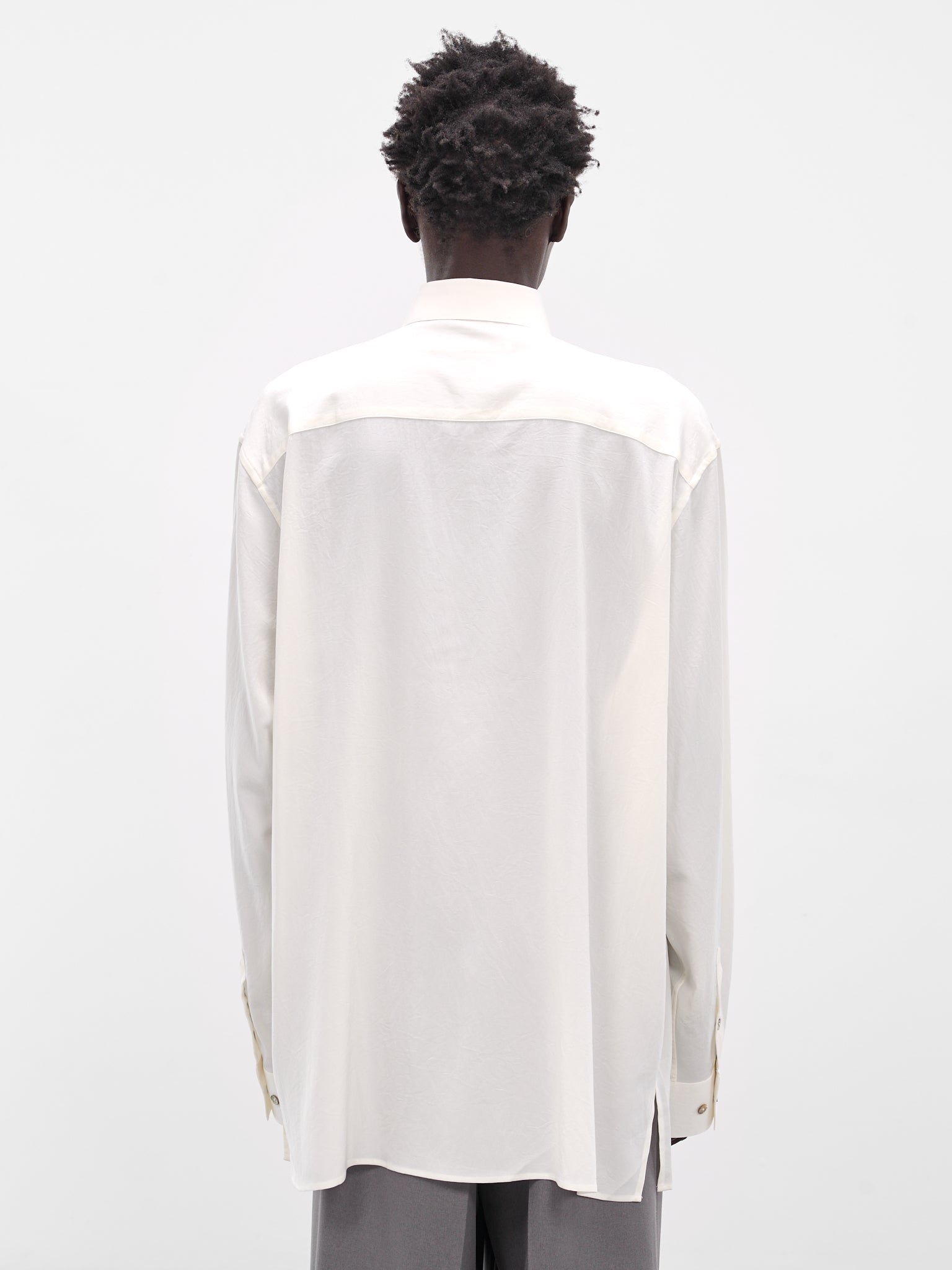 White Classic Button-Up Shirt (005-03W-WHITE)