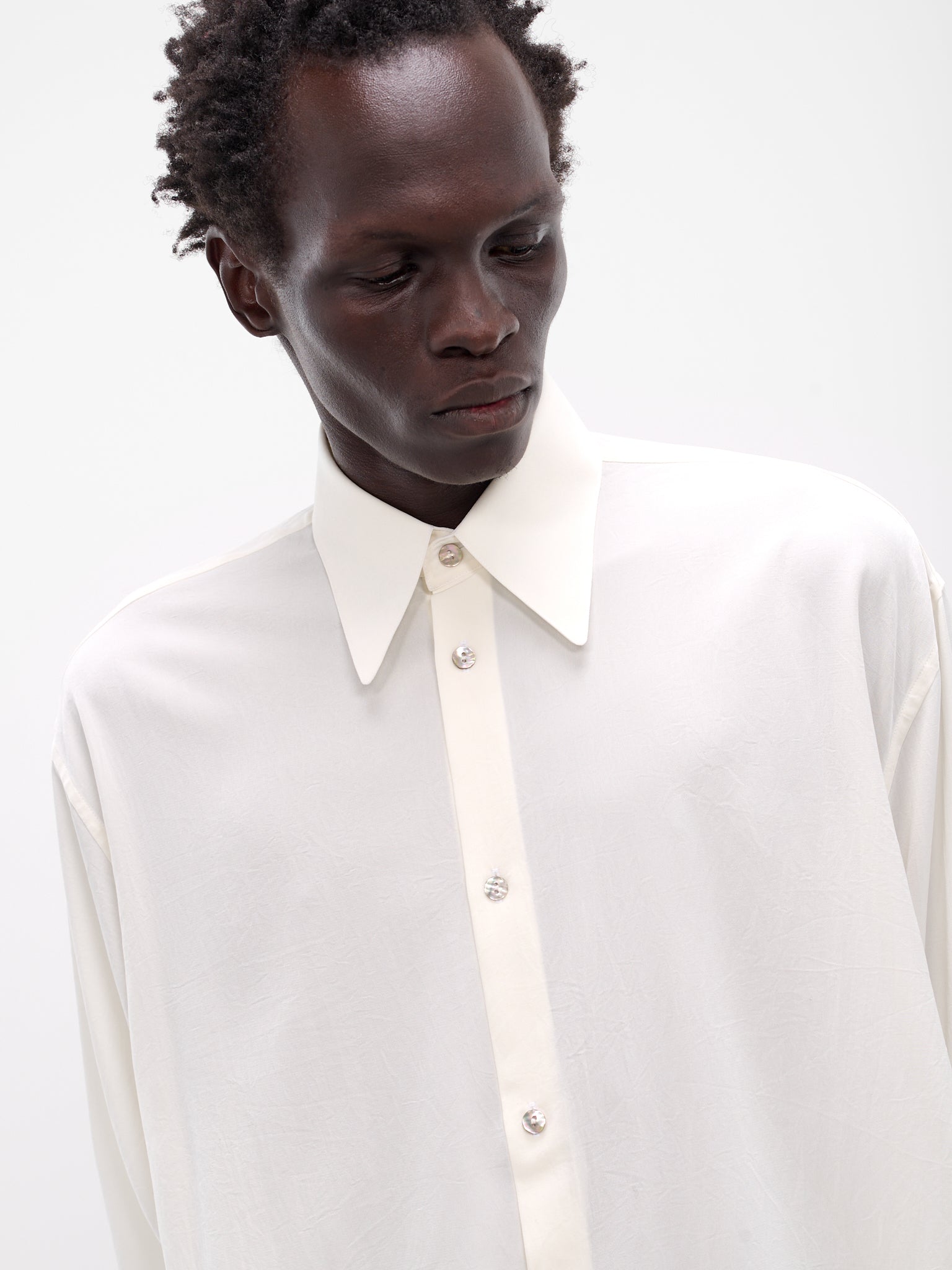White Classic Button-Up Shirt (005-03W-WHITE)