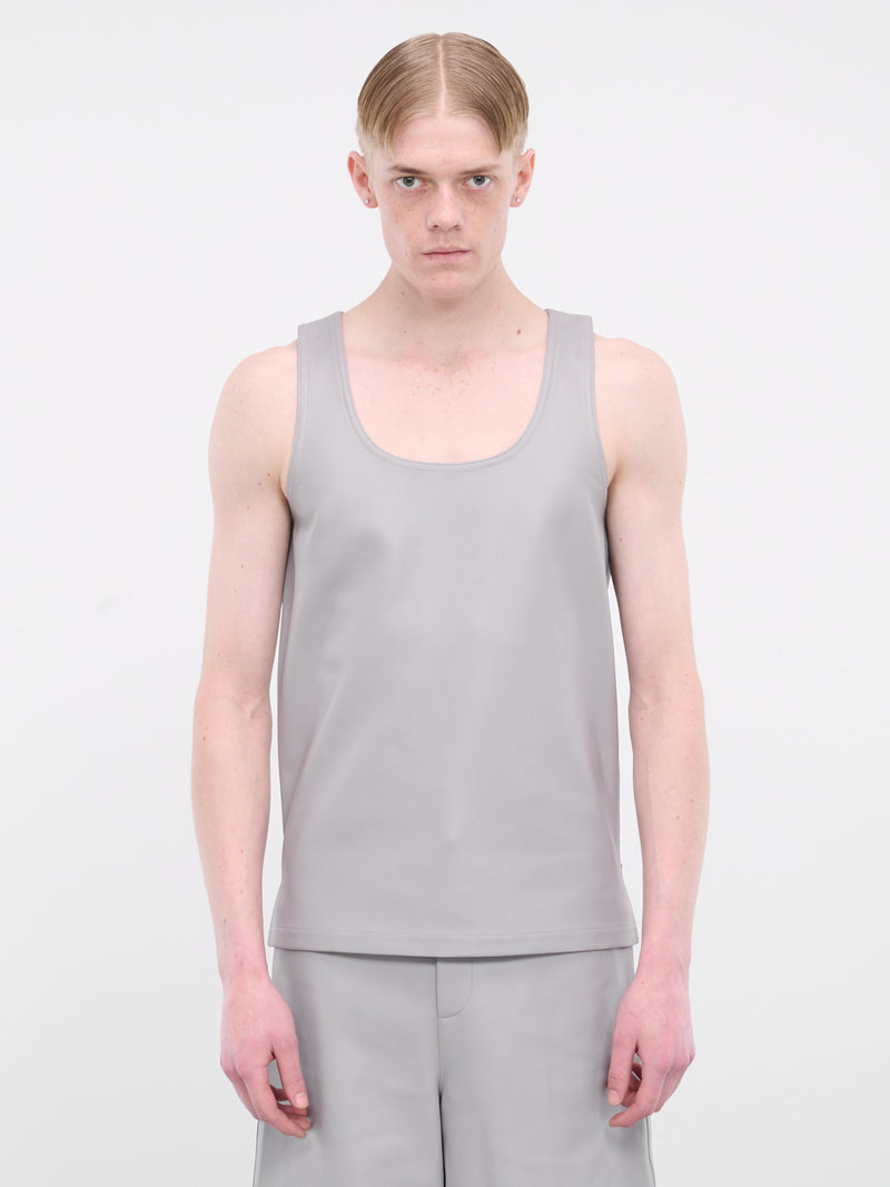 Leather Tank Top (006-06G-GREY)