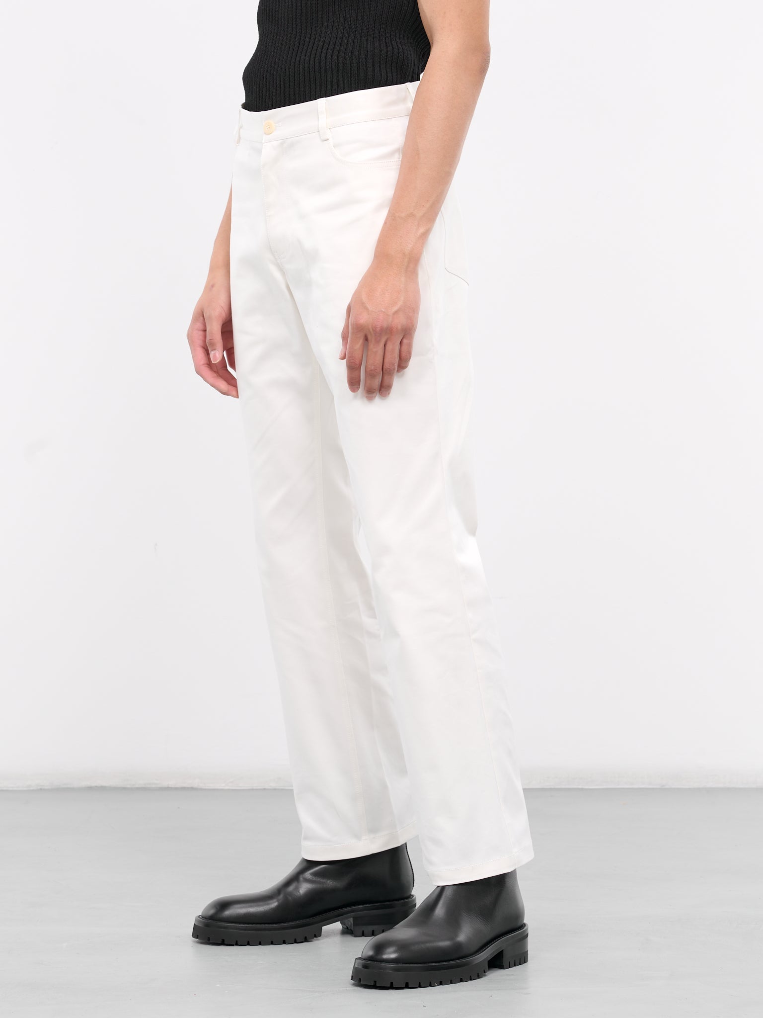 Twill Trousers (008-12-WHITE)