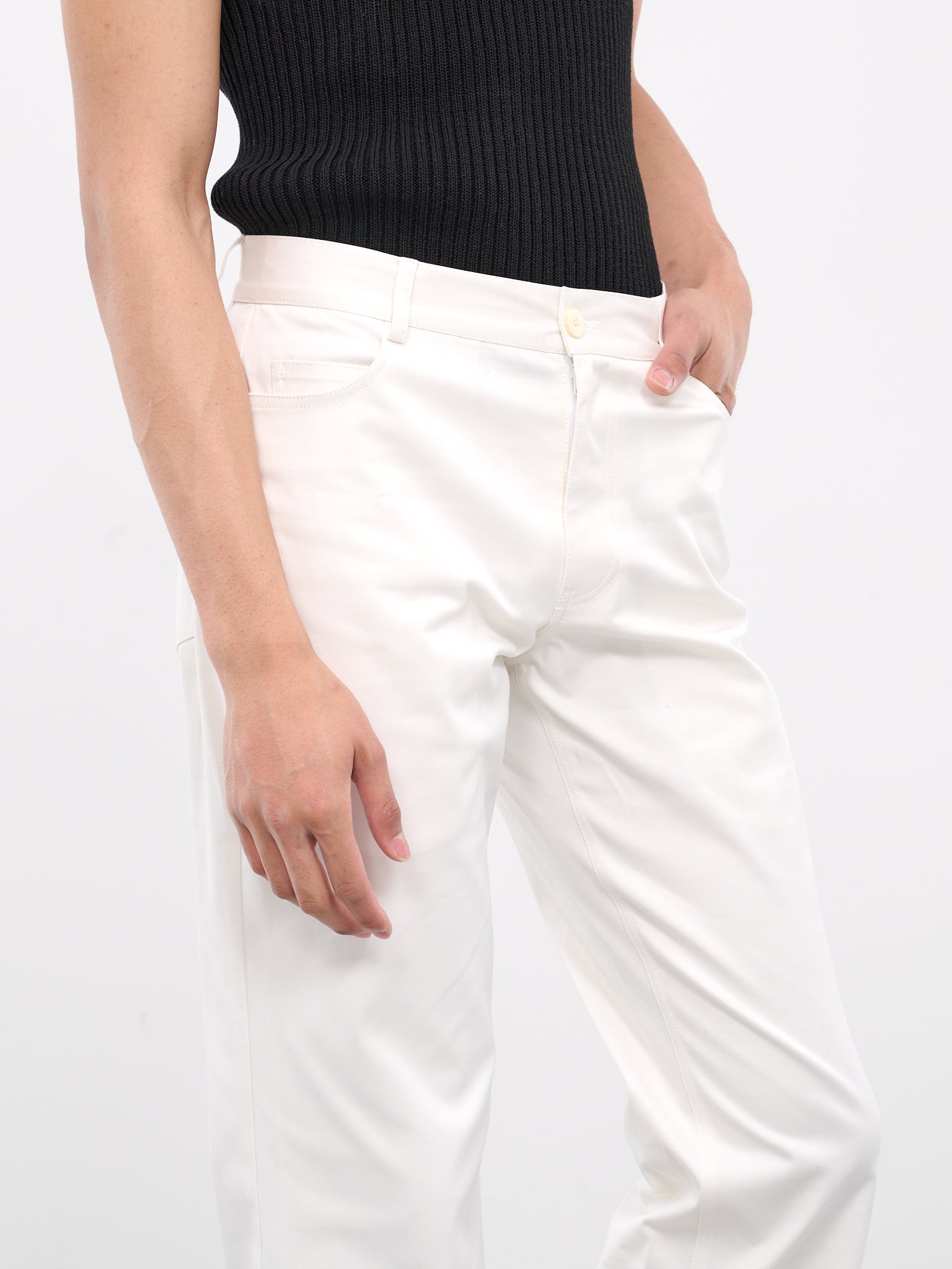 Twill Trousers (008-12-WHITE)