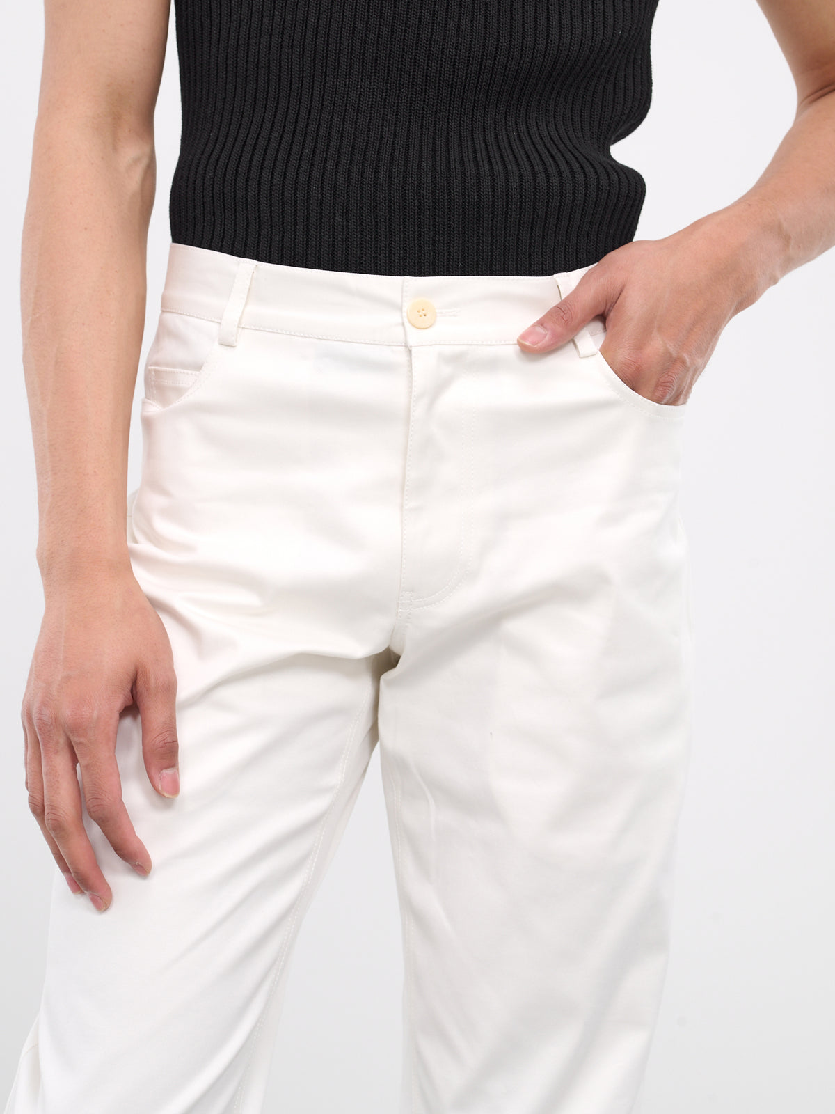 Twill Trousers (008-12-WHITE)