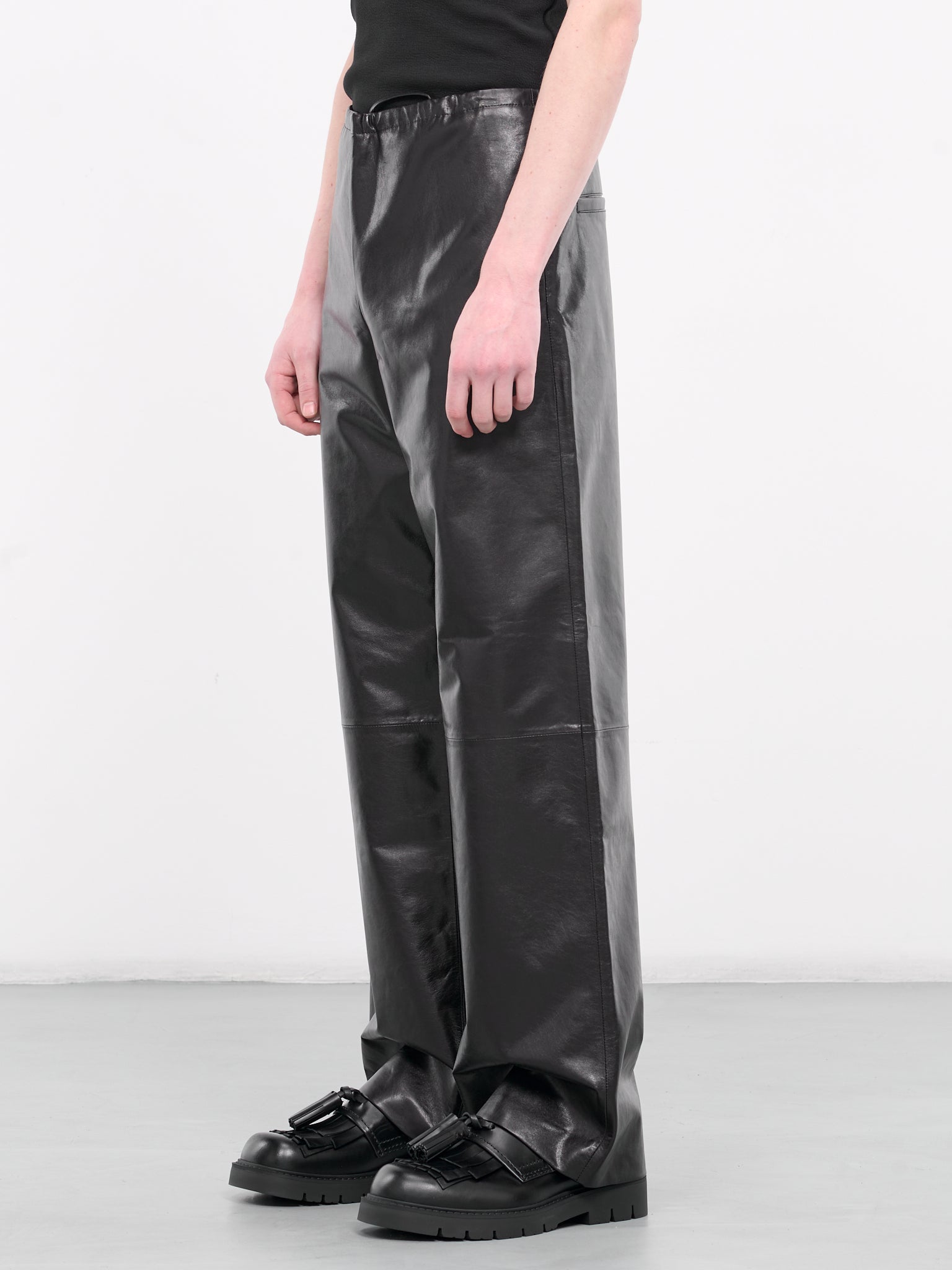 Leather Trousers (008-43-BLACK)