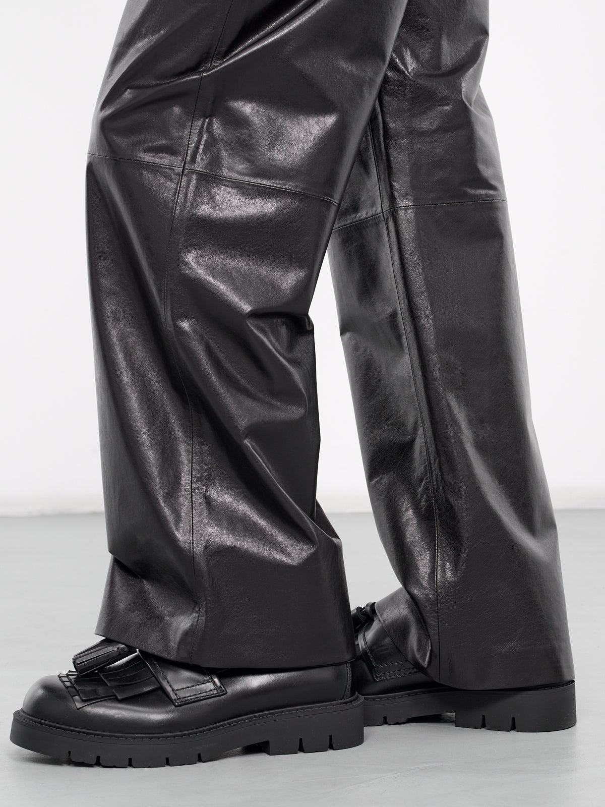 Leather Trousers (008-43-BLACK)