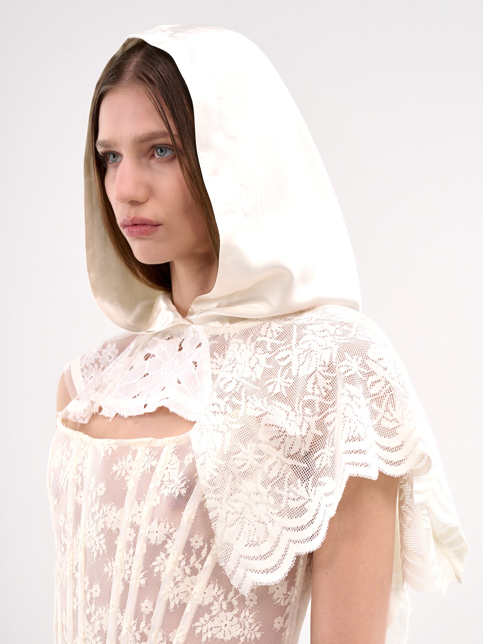 Lace Hood (00AC05-WHITE)
