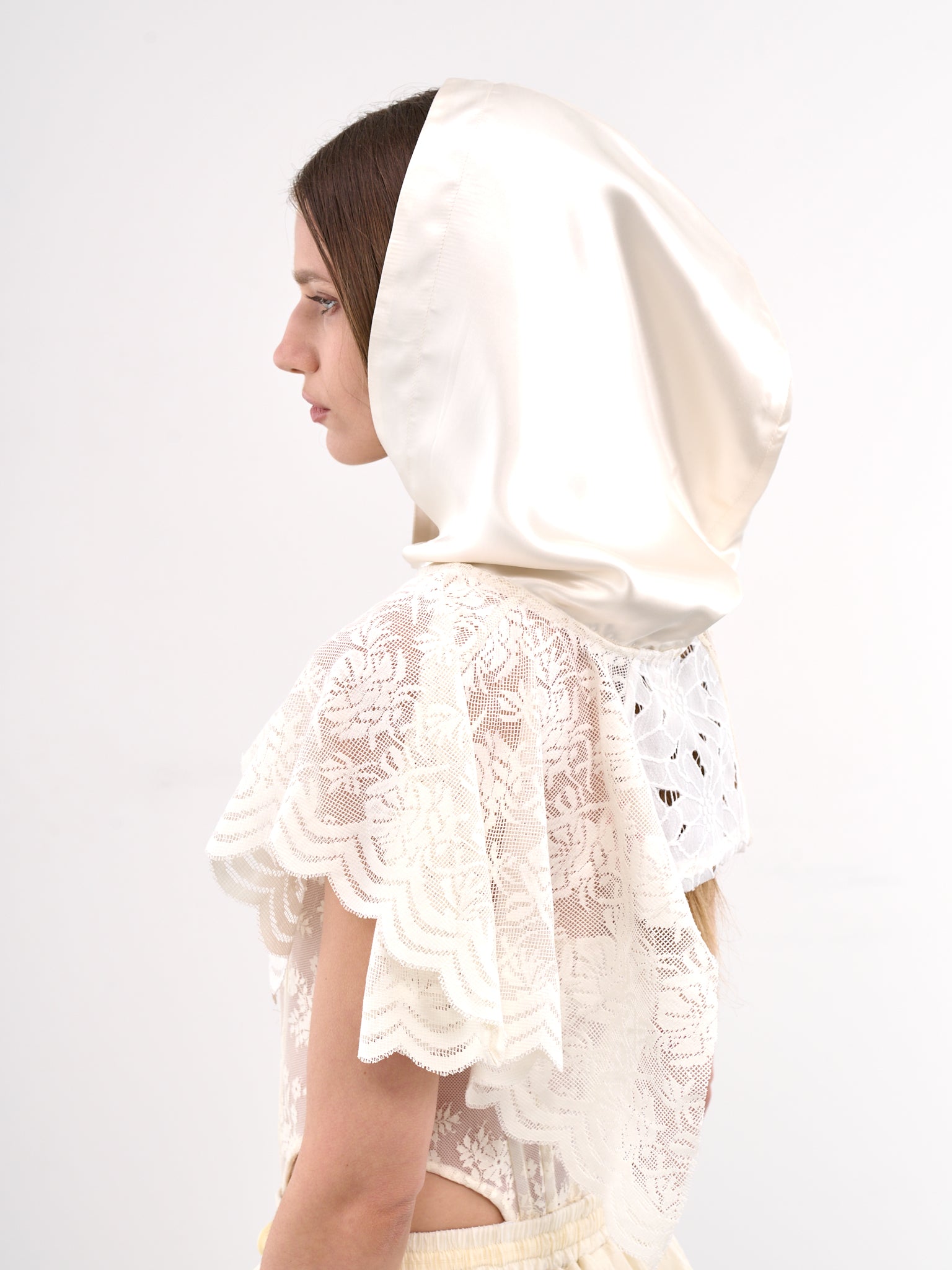 Lace Hood (00AC05-WHITE)