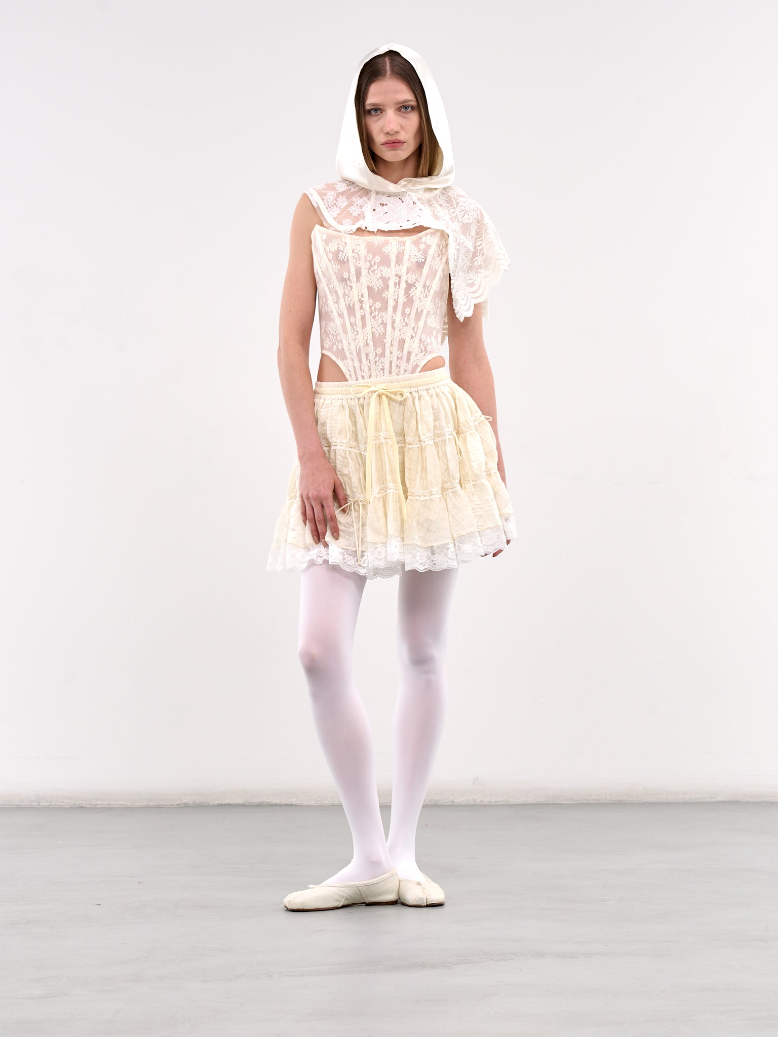 Lace Hood (00AC05-WHITE)