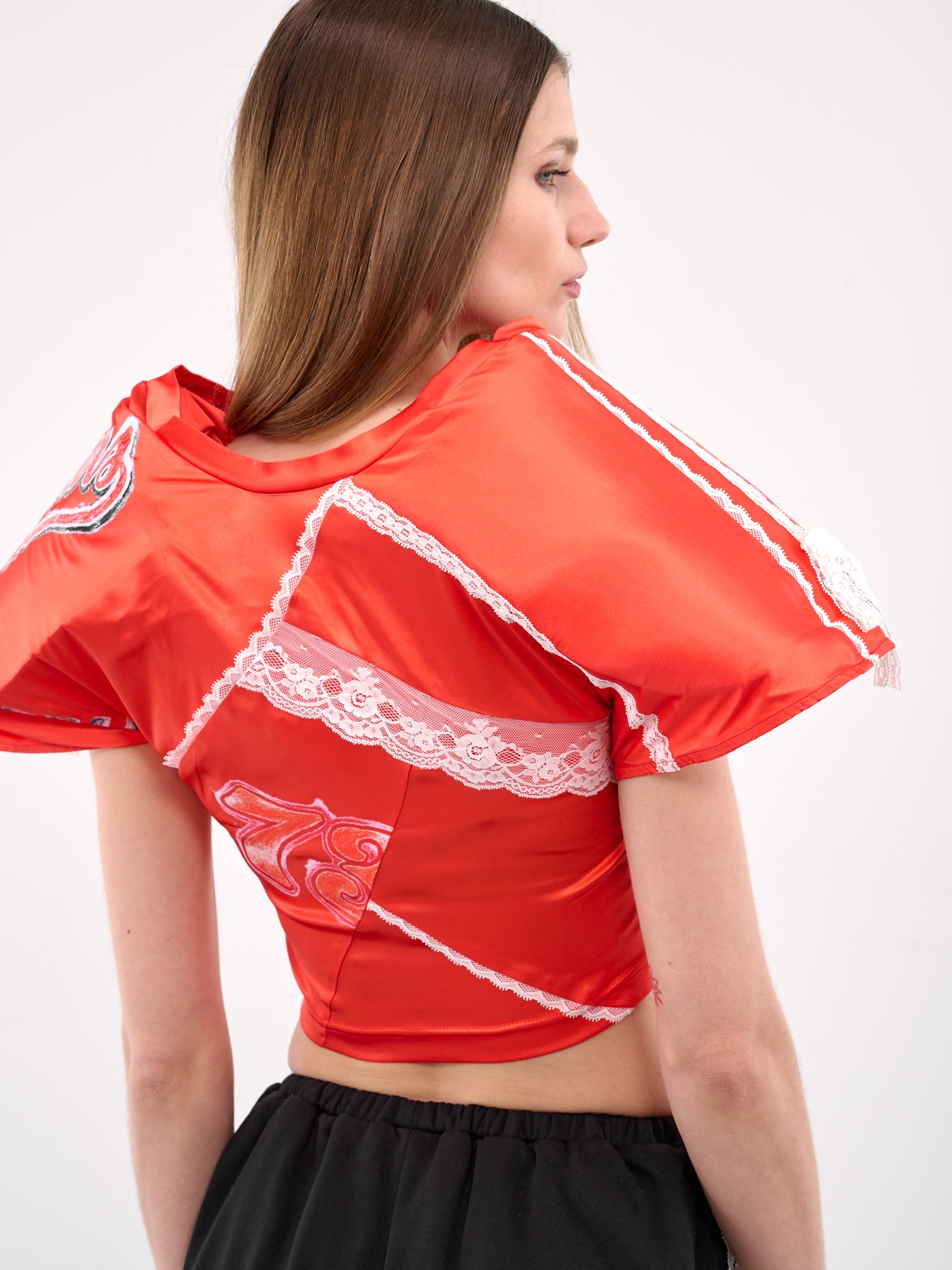 Football Shoulder Pads Tee (00T35-RED)