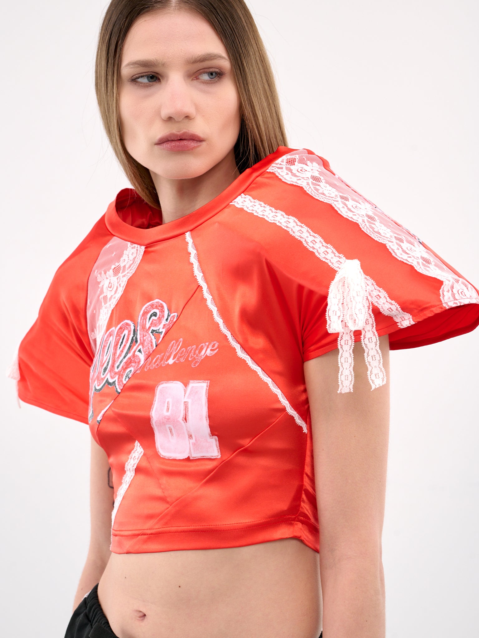 Football Shoulder Pads Tee (00T35-RED)