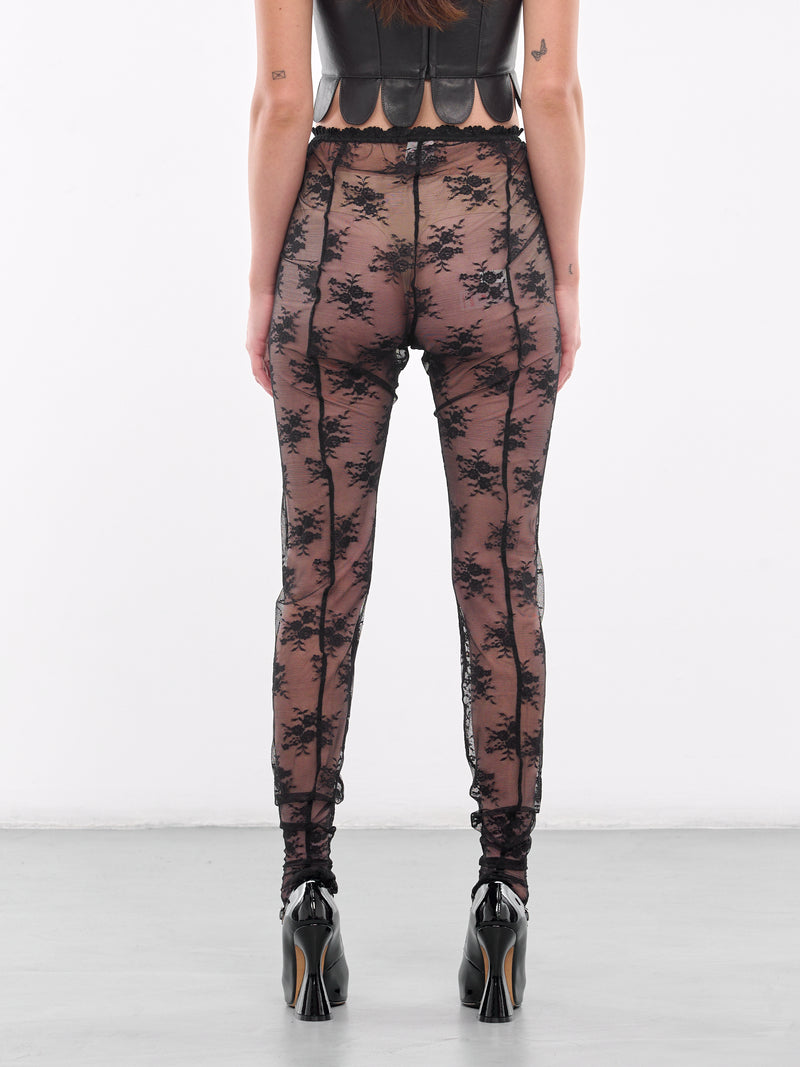 Lace Leggings (00TR08BK-BLACK)