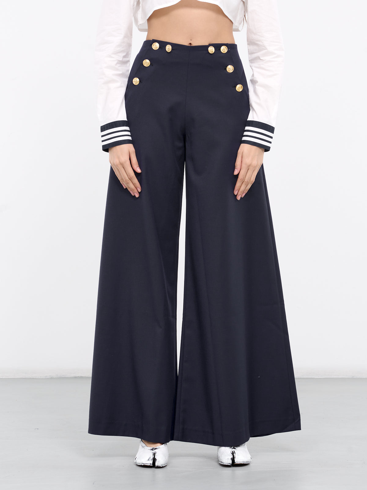 Sailor Wide Trousers (00TR14-NAVY-BLUE)