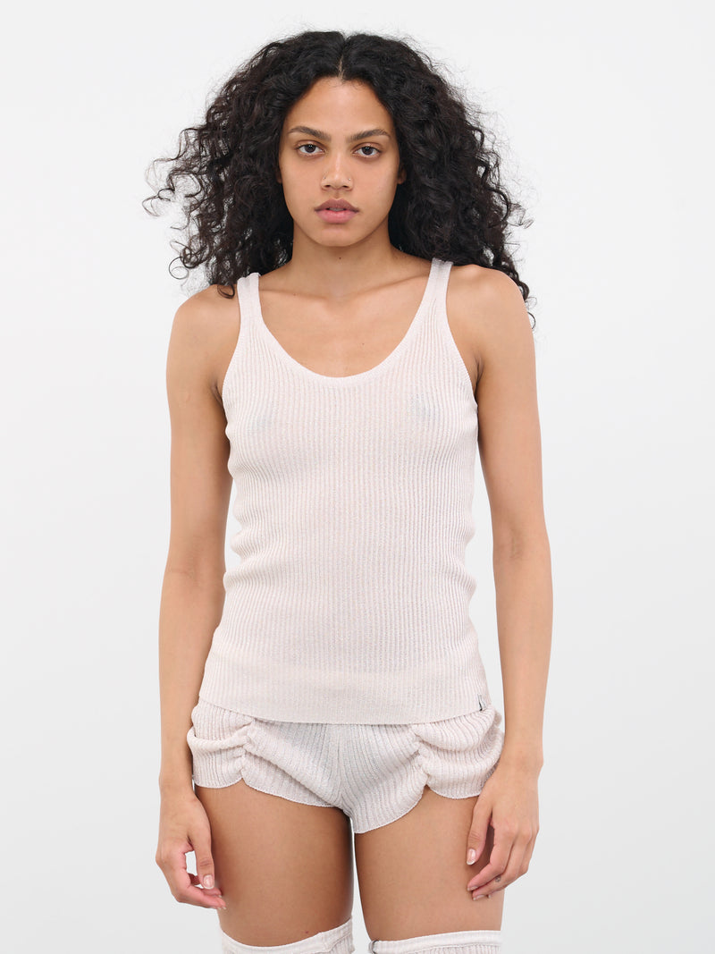 Rib Knit Tank (01-01-04-01-OFFWHITE)