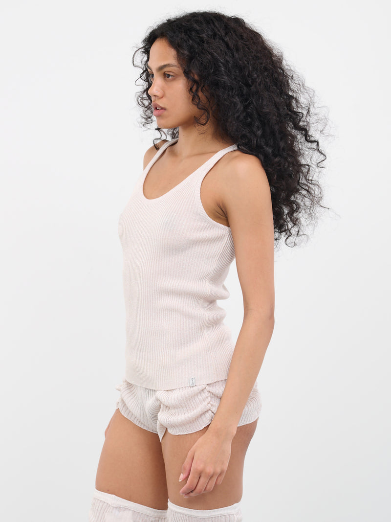 Rib Knit Tank (01-01-04-01-OFFWHITE)