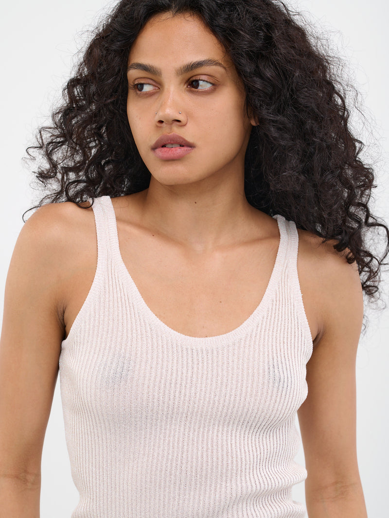 Rib Knit Tank (01-01-04-01-OFFWHITE)