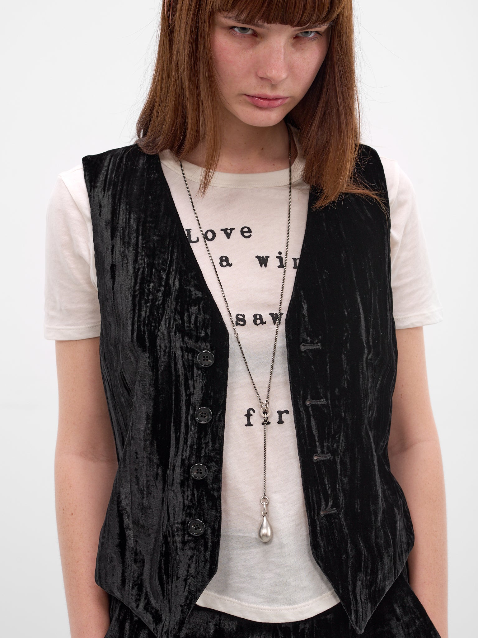 Tinne Silver Pearl Pendant Necklace (B0013248-JW020-ANTIQUE-SILVER)