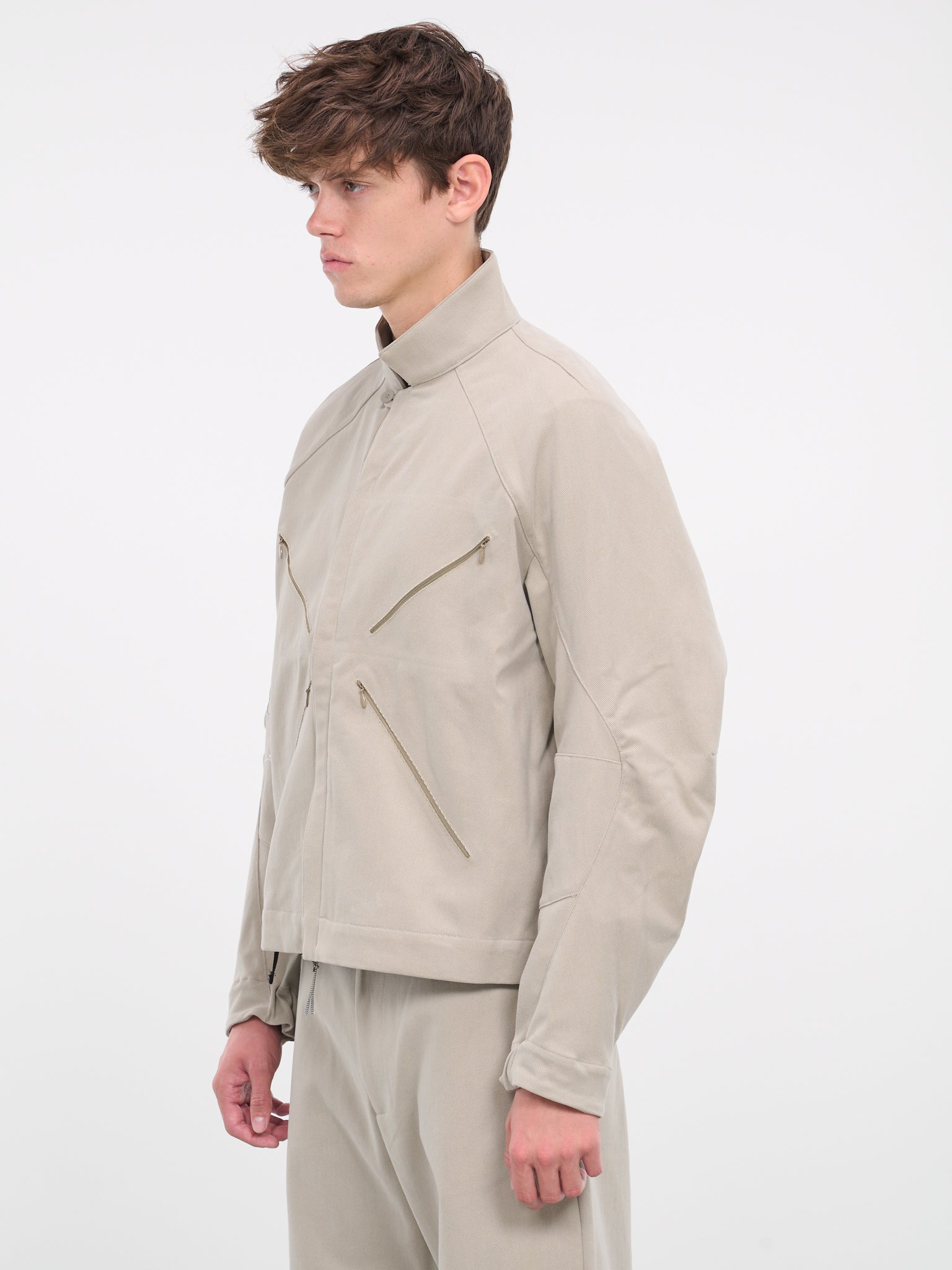 Camp Technical Shirt (014FA02-GRY0002-SILVER-SAGE)