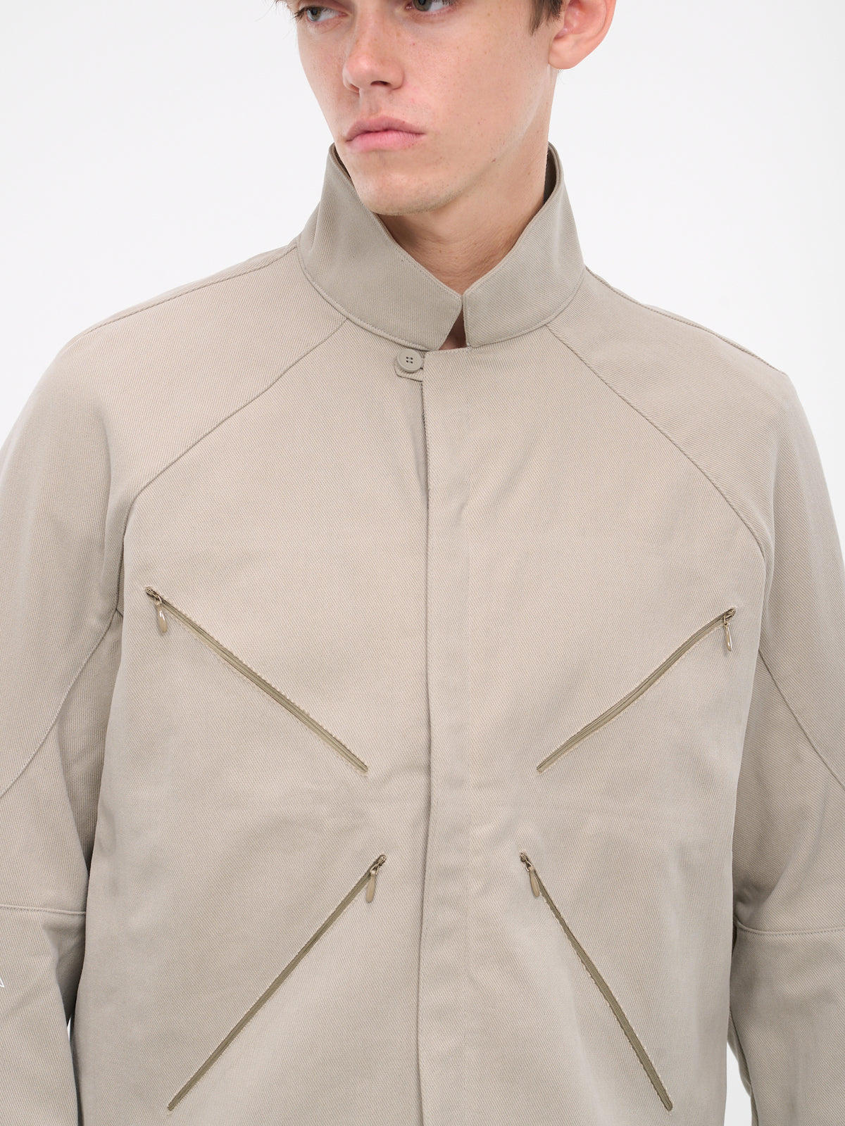 Camp Technical Shirt (014FA02-GRY0002-SILVER-SAGE)