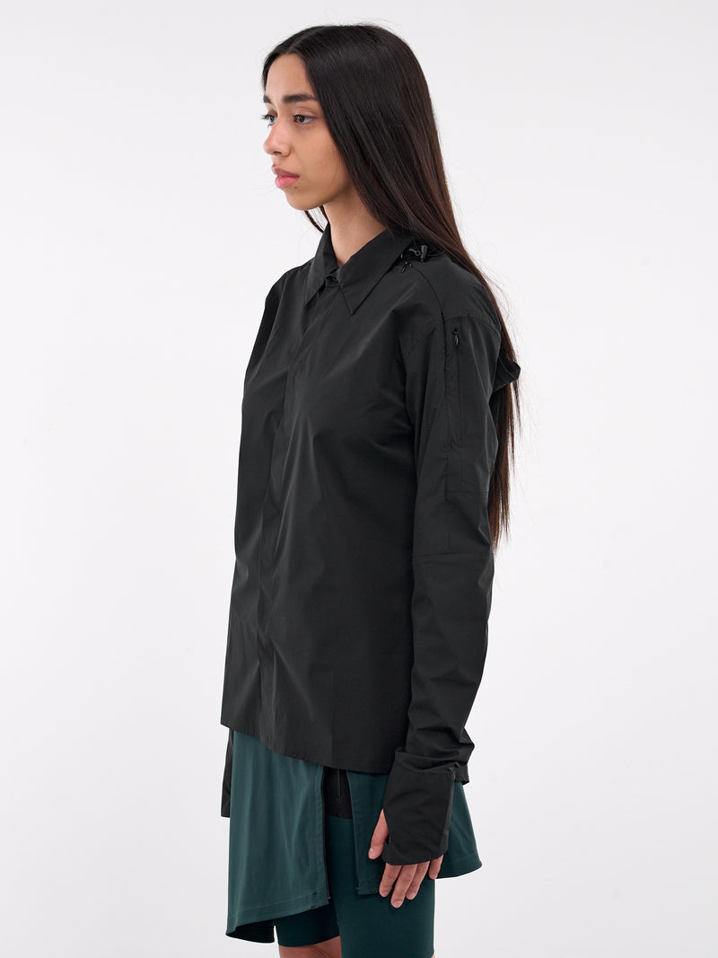 Hooded Shirt (02-18-BLACK)