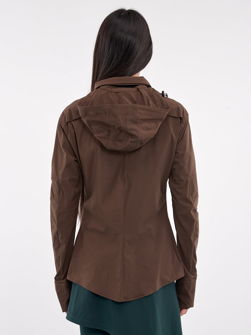 Hooded Shirt (02-18-BROWN)