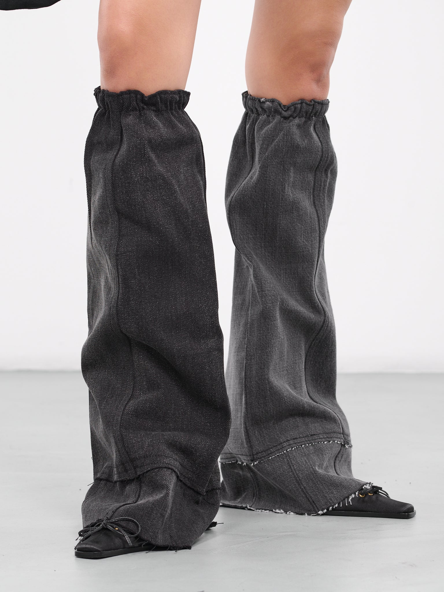Denim Leg Warmers (02USBLACK)