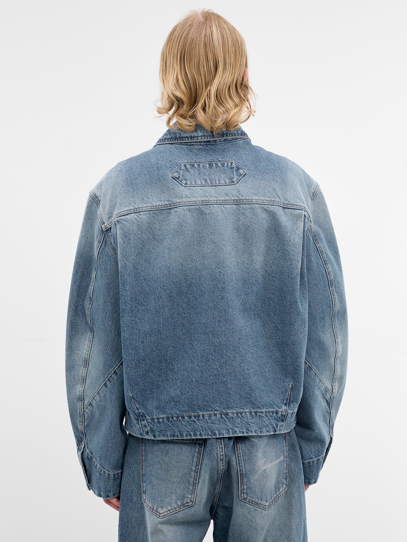 Blue Mirada Denim Jacket (0UM00155AD00038-BLUE)