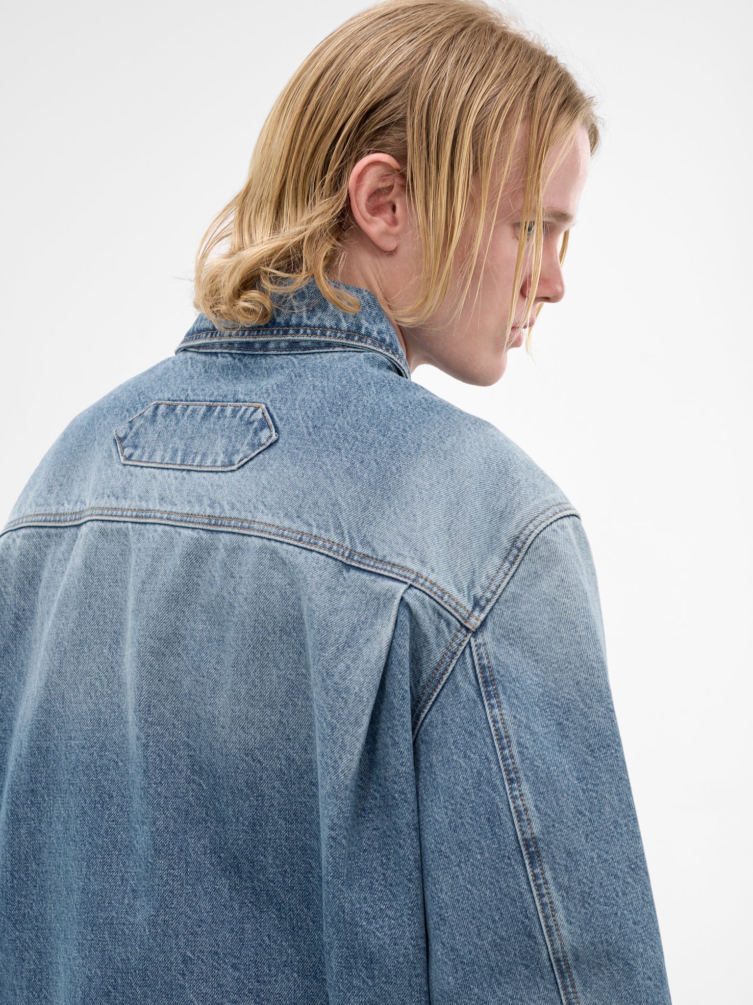 Blue Mirada Denim Jacket (0UM00155AD00038-BLUE)