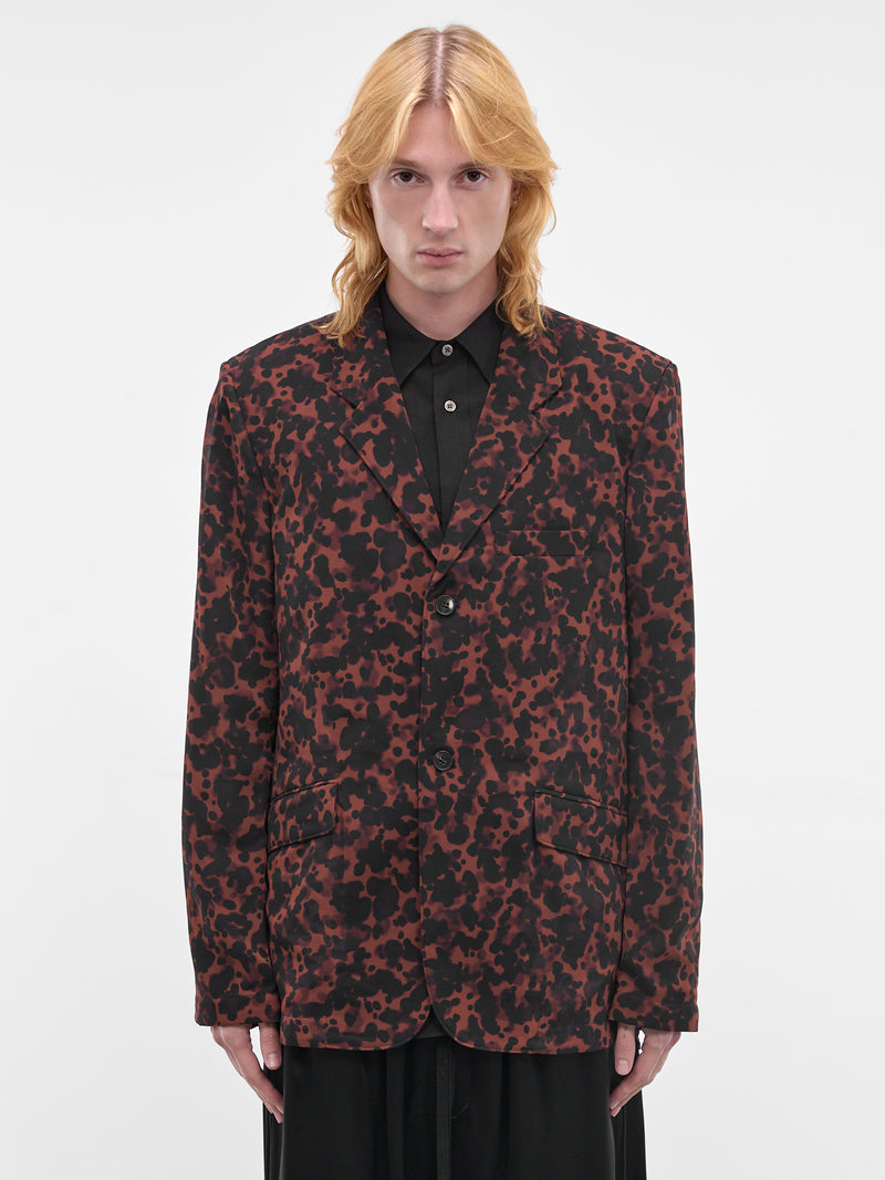 LOUIS GABRIEL NOUCHI Abstract Semi-Sheer Blazer | H.Lorenzo - front