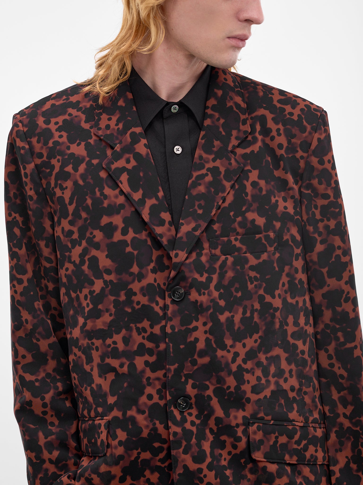 LOUIS GABRIEL NOUCHI Abstract Semi-Sheer Blazer | H.Lorenzo - detail 2