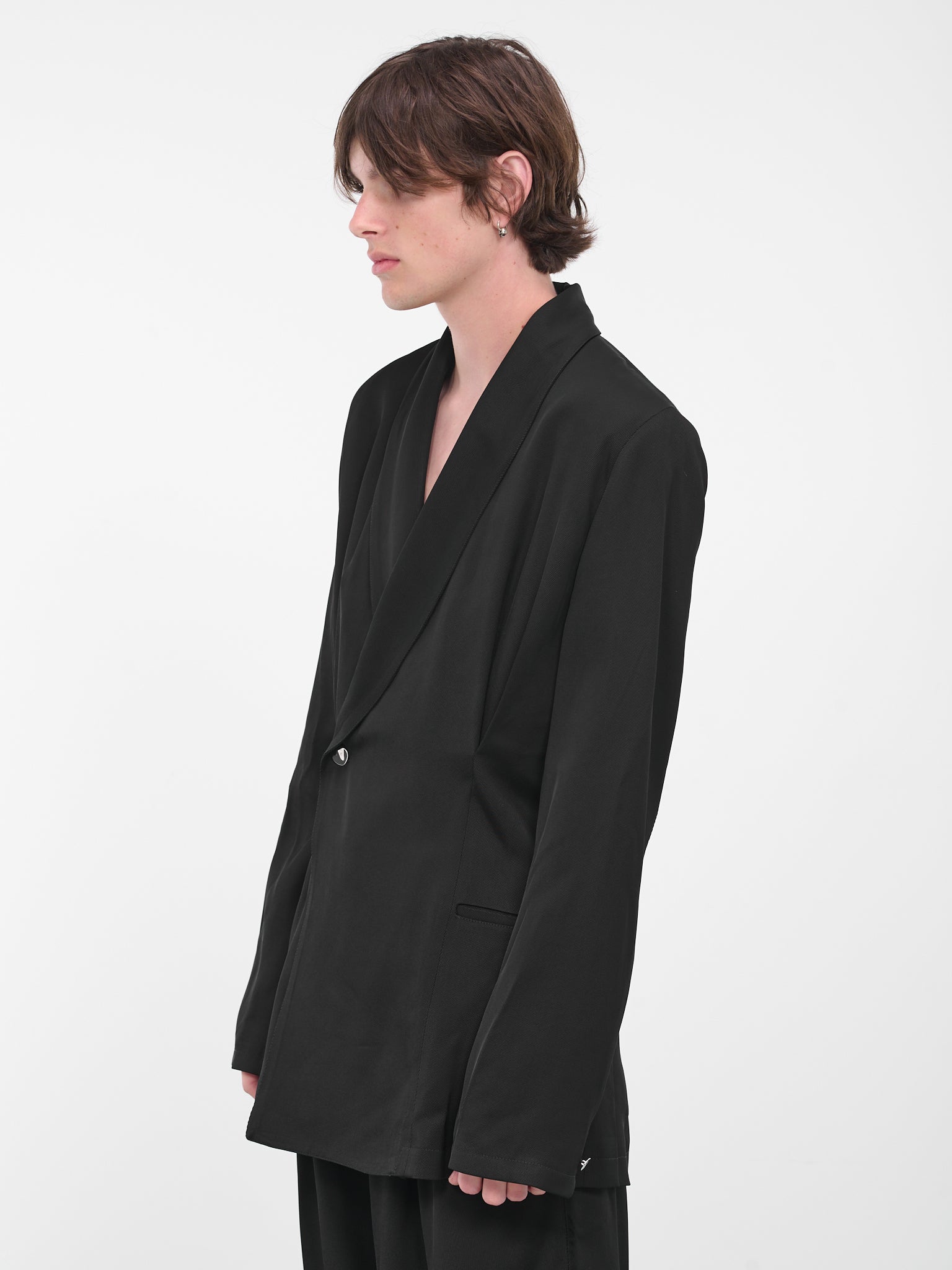 Double-Breasted Jacket (0247-T722-BLACK)