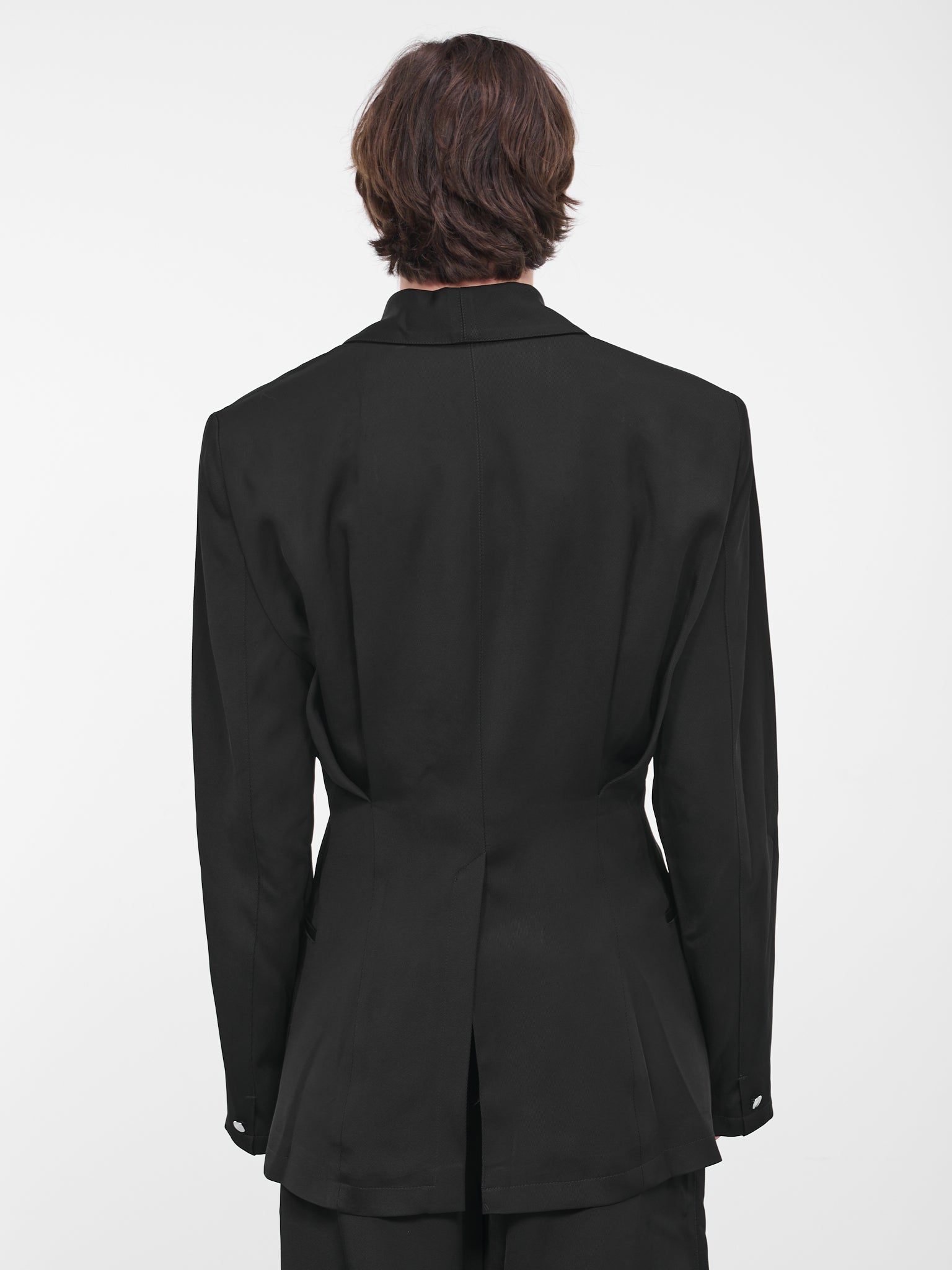 Double-Breasted Jacket (0247-T722-BLACK)